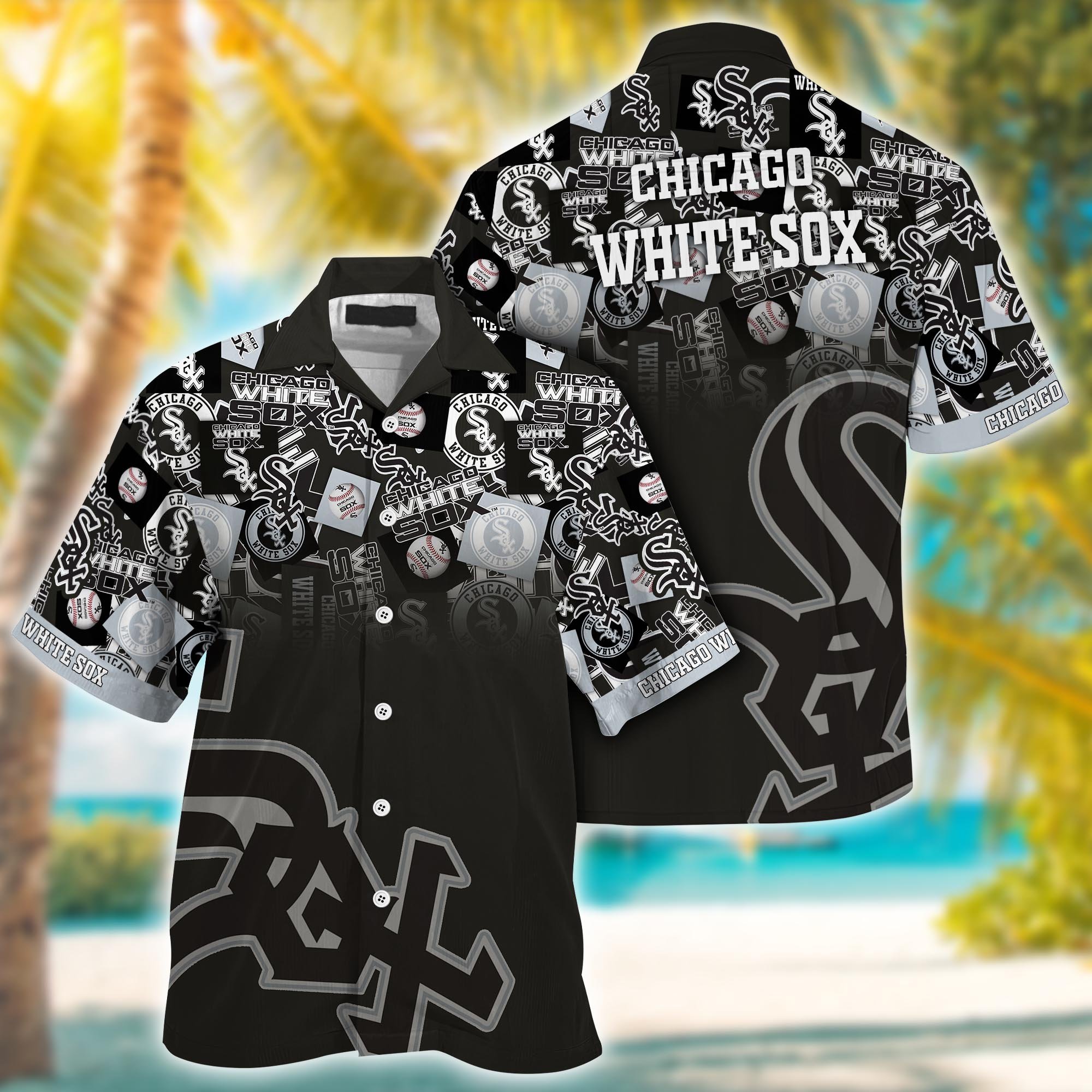 Chicago White Sox Hawaiian Shirt,Men Short Hot Trending Summer NA21678