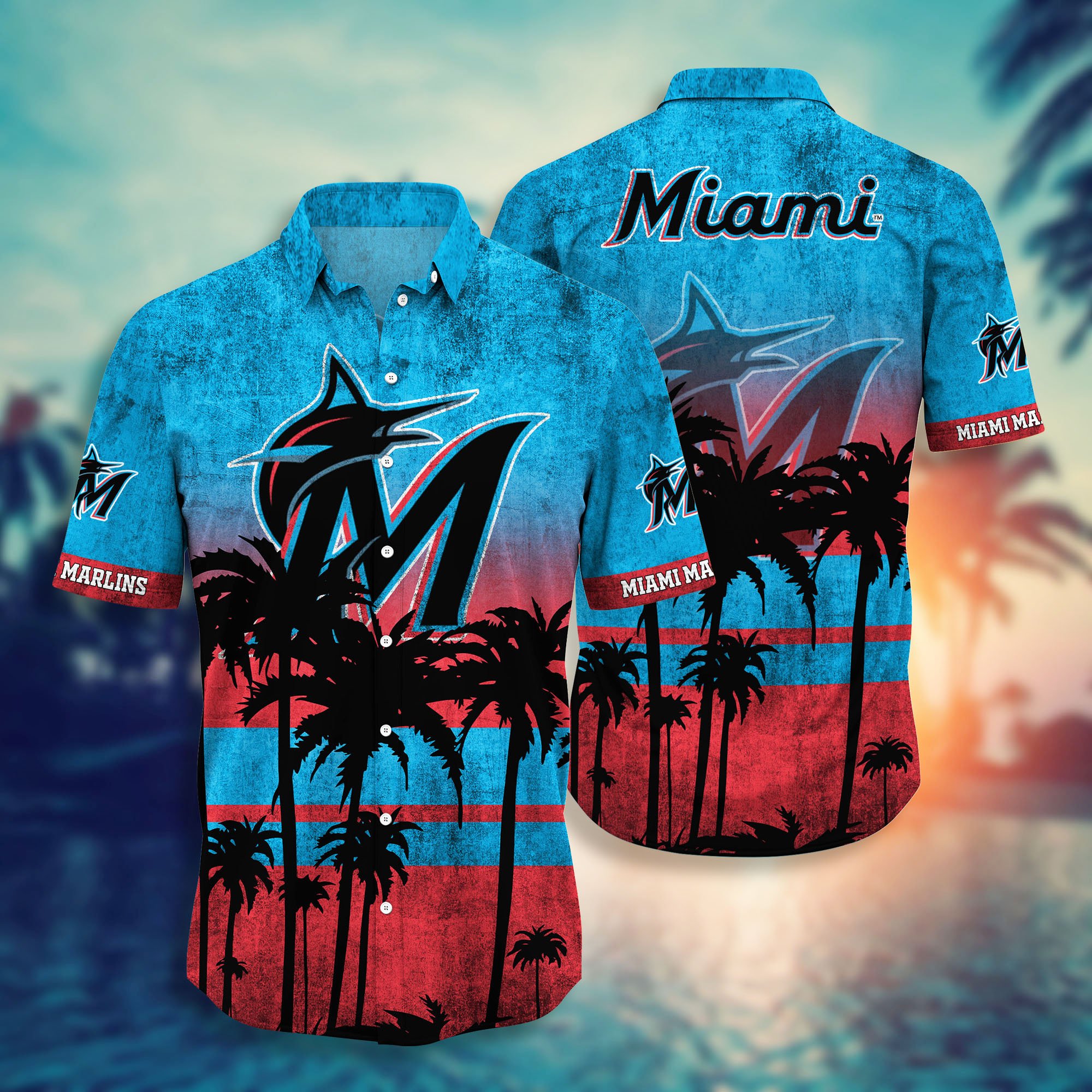 Miami Marlins Hawaii Shirt Short Style Hot Trending Summer NA21689