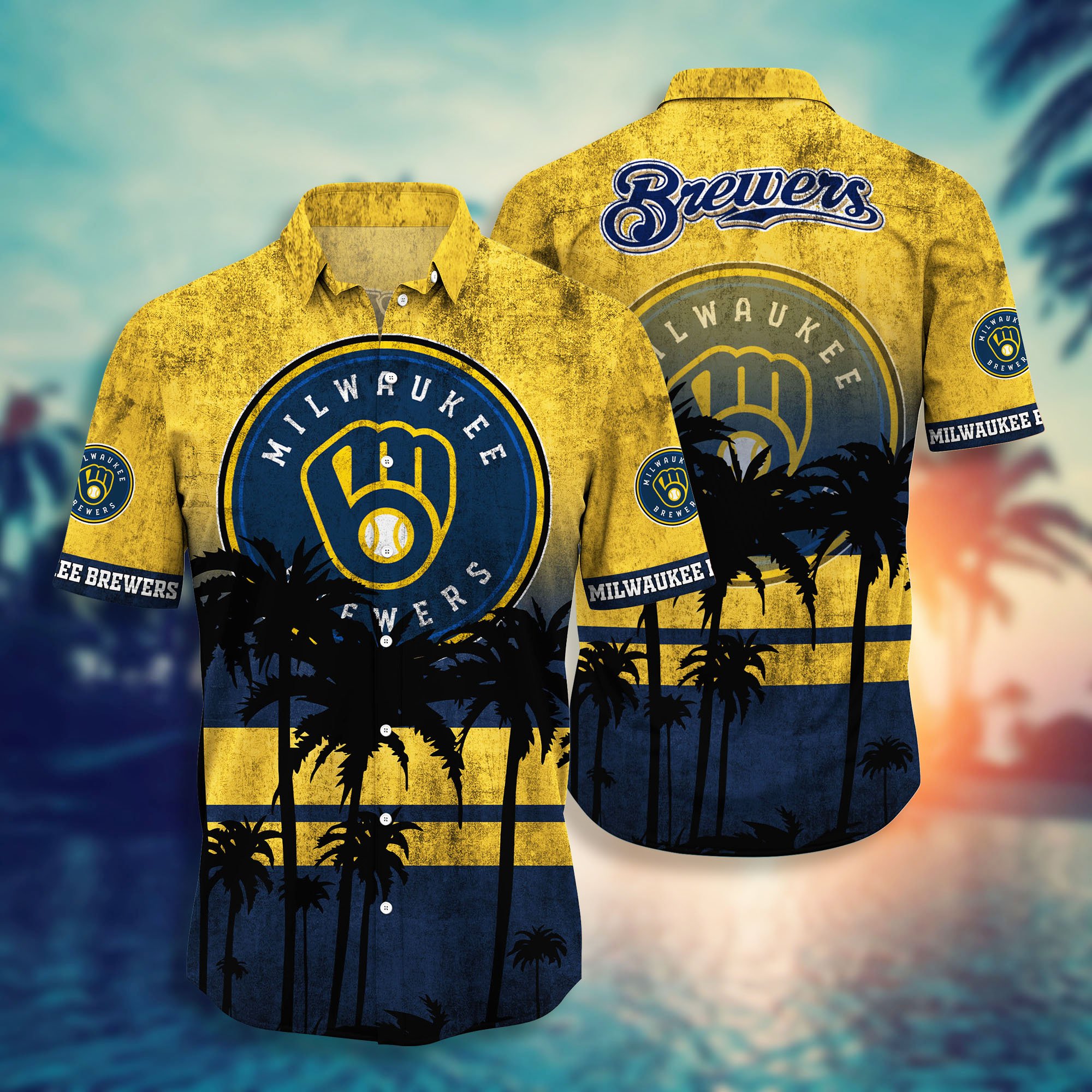 Milwaukee Brewers Hawaii Shirt Short Style Hot Trending Summer NA21689