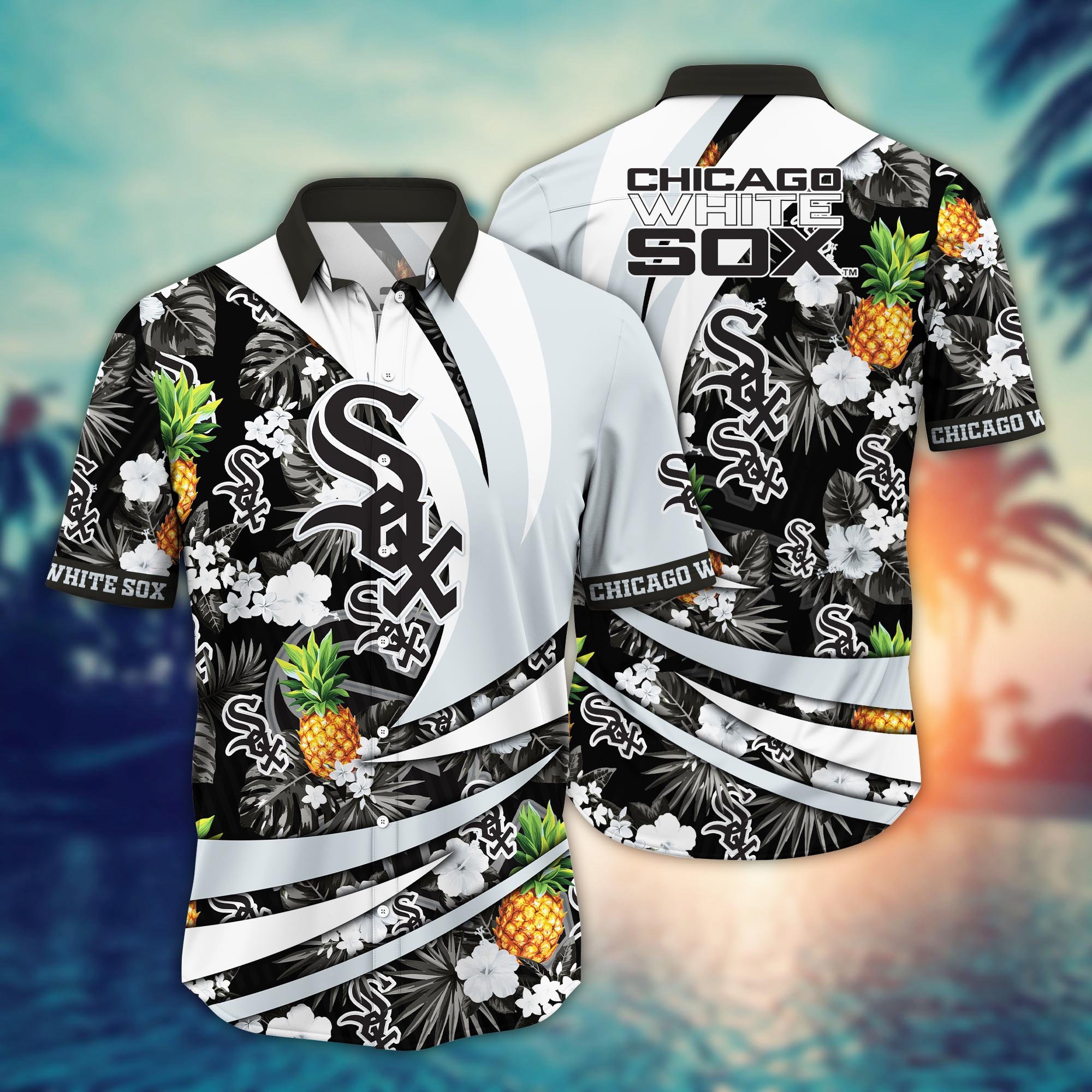 Chicago White Sox Flower Hawaii Shirt And Tshirt For Fans, Summer Football Shirts NA49221