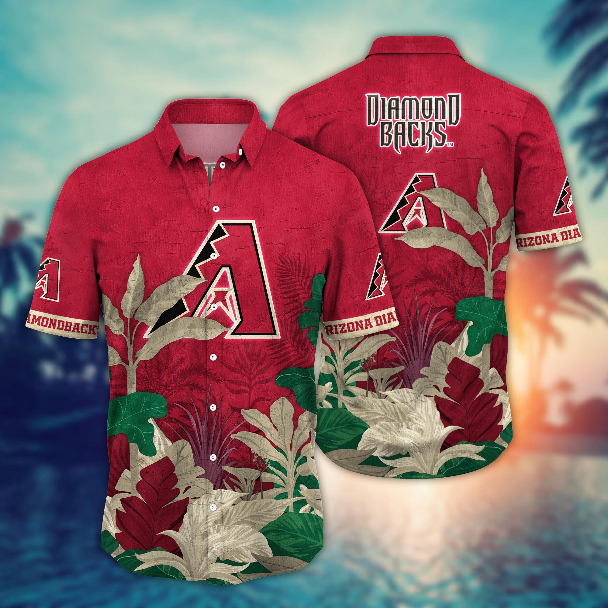 Arizona Diamondbacks Flower Hawaii Shirt And Tshirt For Fans, Summer Football Shirts NA49223