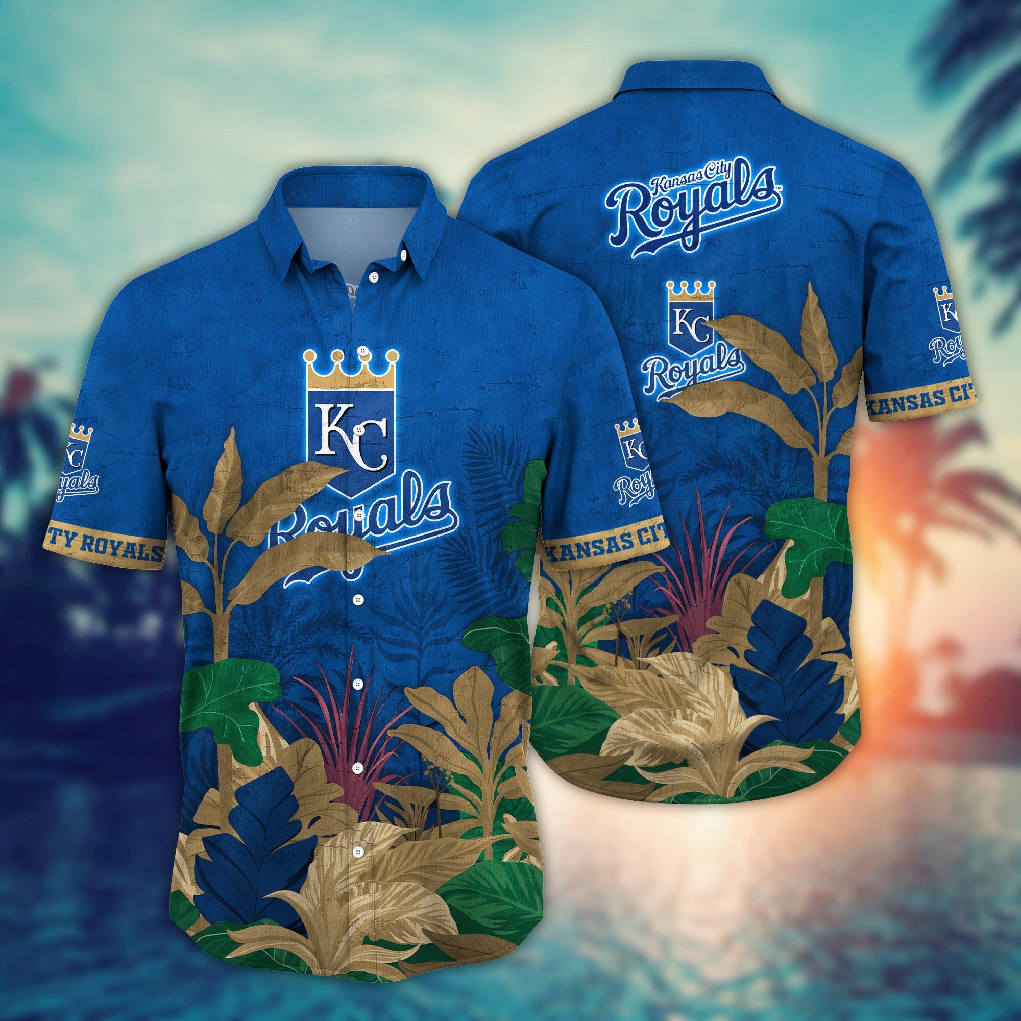 Kansas City Royals Flower Hawaii Shirt And Tshirt For Fans, Summer Football Shirts NA49223