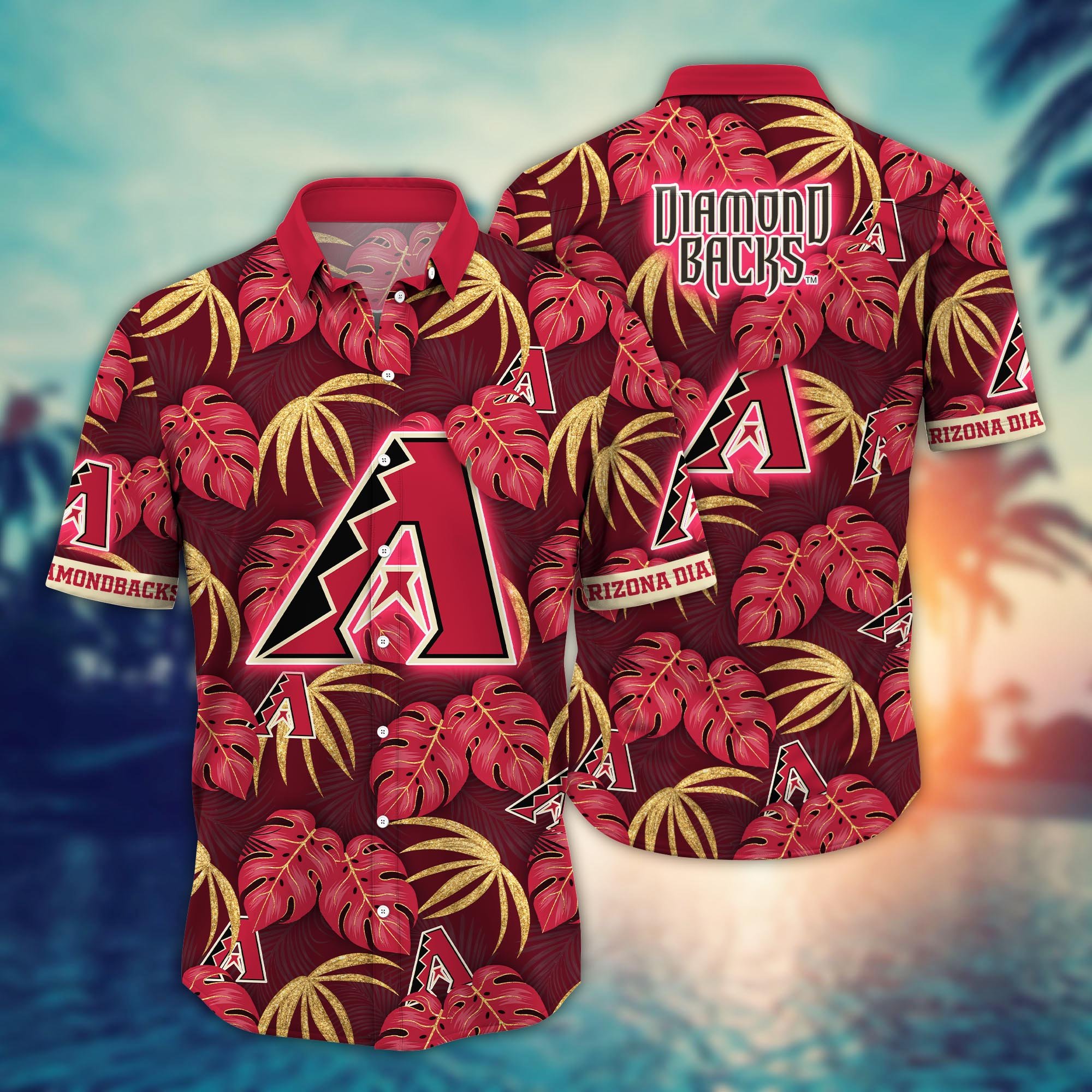 Arizona Diamondbacks Flower Hawaii Shirt And Tshirt For Fans, Summer Football Shirts NA49303