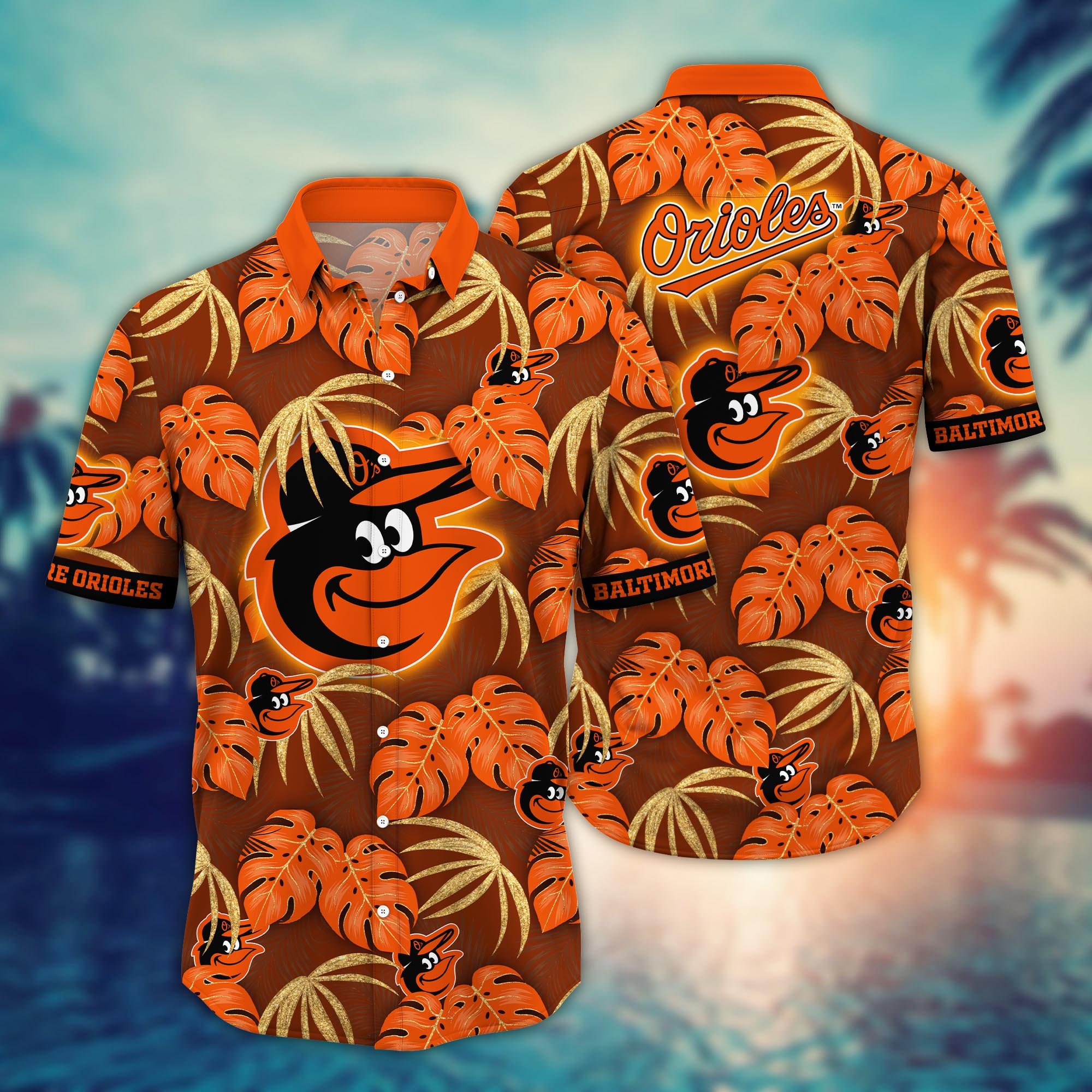 Baltimore Orioles Flower Hawaii Shirt And Tshirt For Fans, Summer Football Shirts NA49303