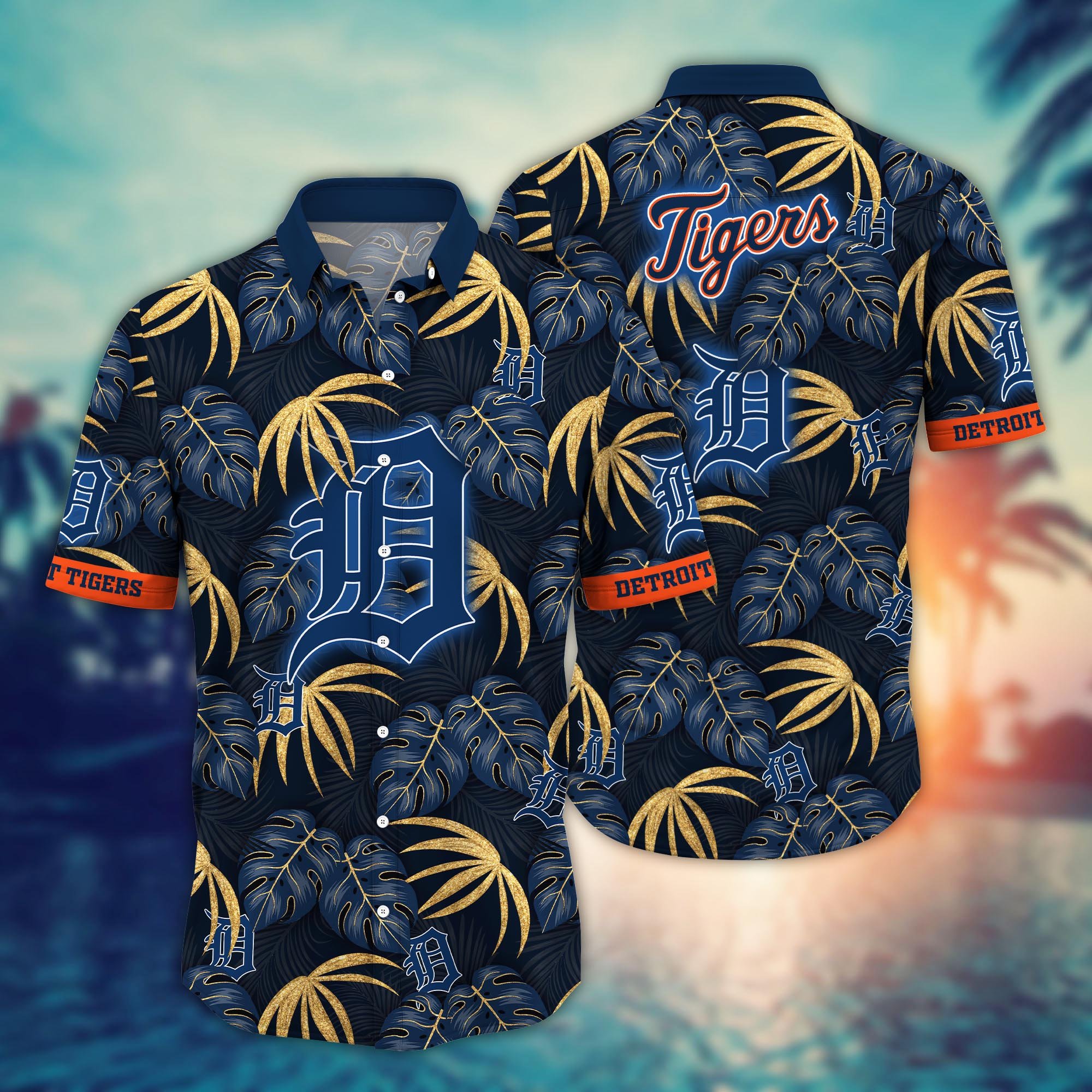 Detroit Tigers Flower Hawaii Shirt And Tshirt For Fans, Summer Football Shirts NA49303