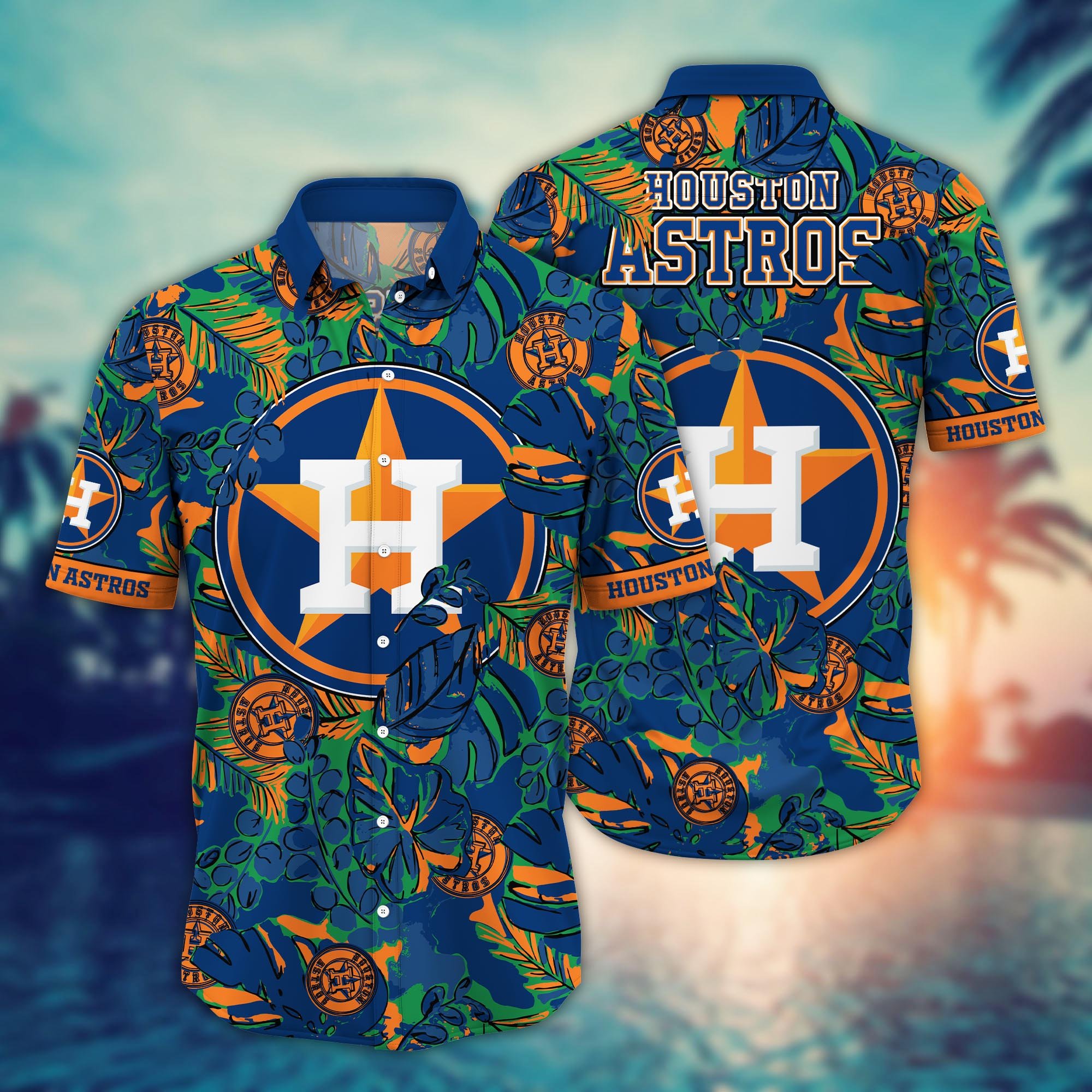 Houston Astros Flower Hawaii Shirt And Tshirt For Fans, Summer Football Shirts NA49404