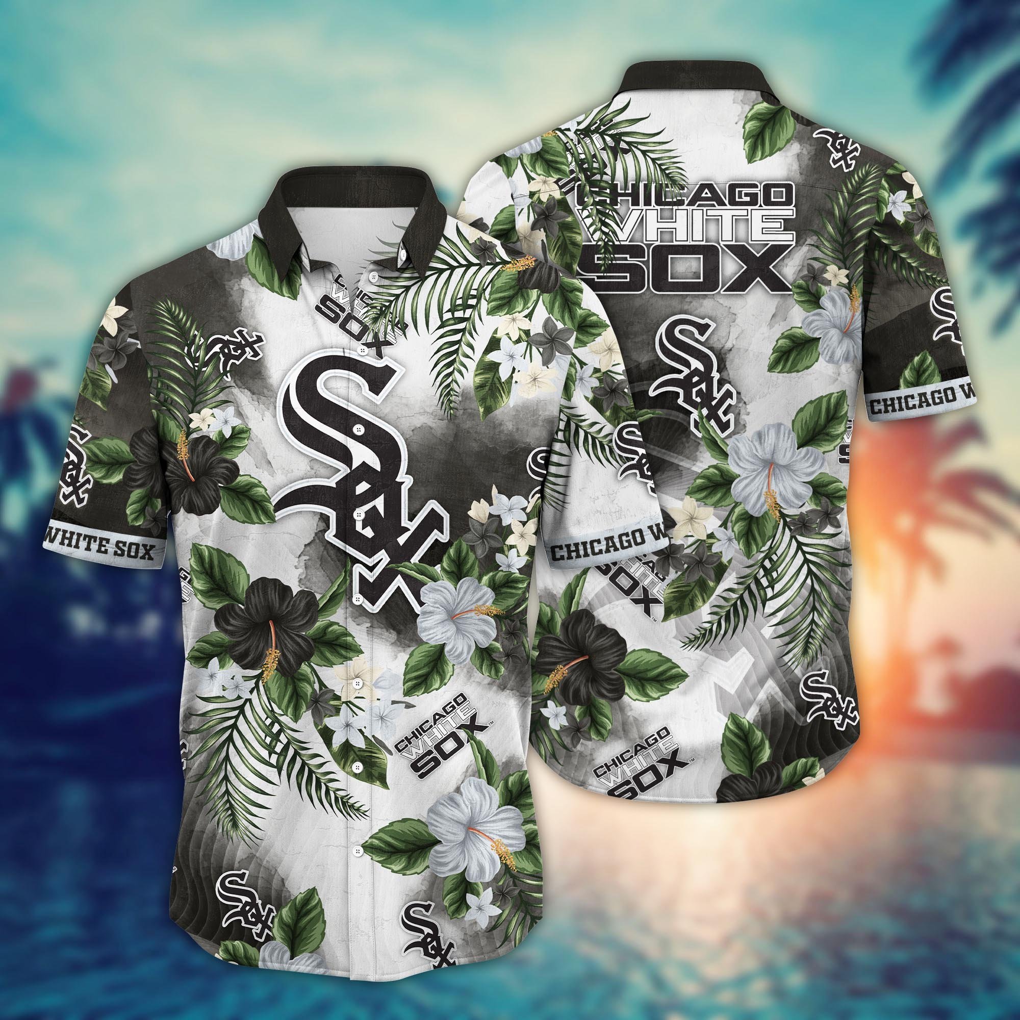 Chicago White Sox Flower Hawaii Shirt And Tshirt For Fans, Summer Football Shirts NA49506