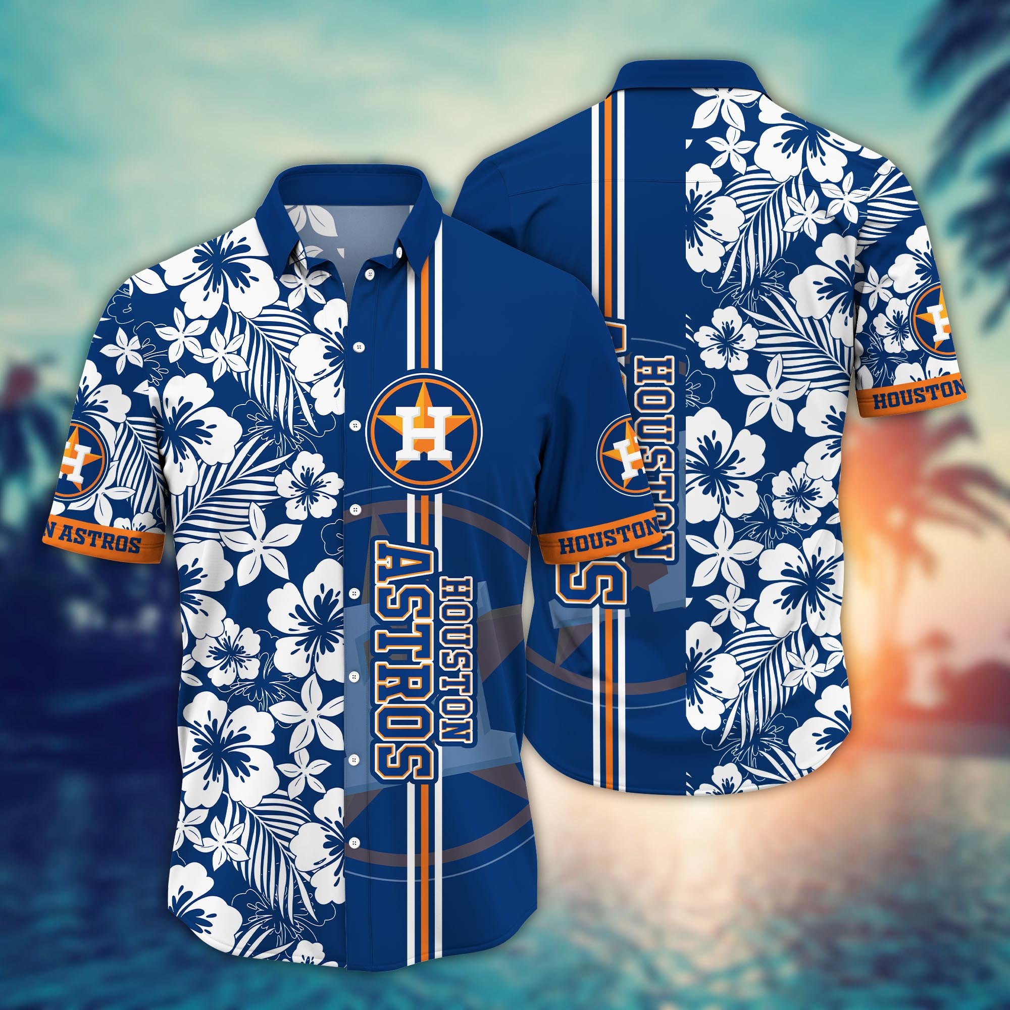 Houston Astros Flower Hawaii Shirt And Tshirt For Fans, Summer Football Shirts NA49556