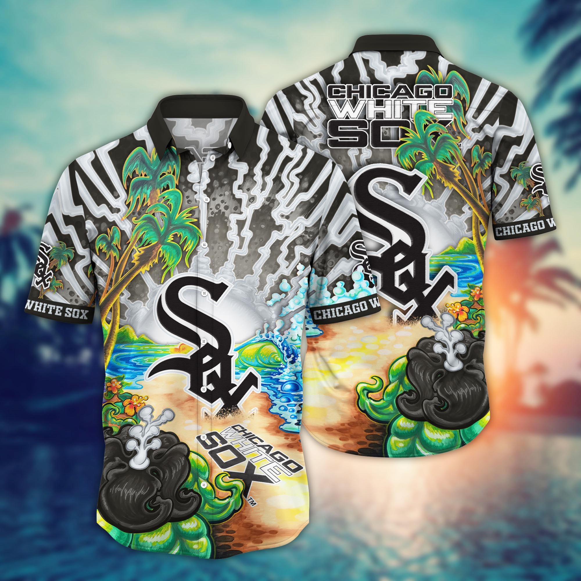 Chicago White Sox Flower Hawaii Shirt And Tshirt For Fans, Summer Football Shirts NA49573