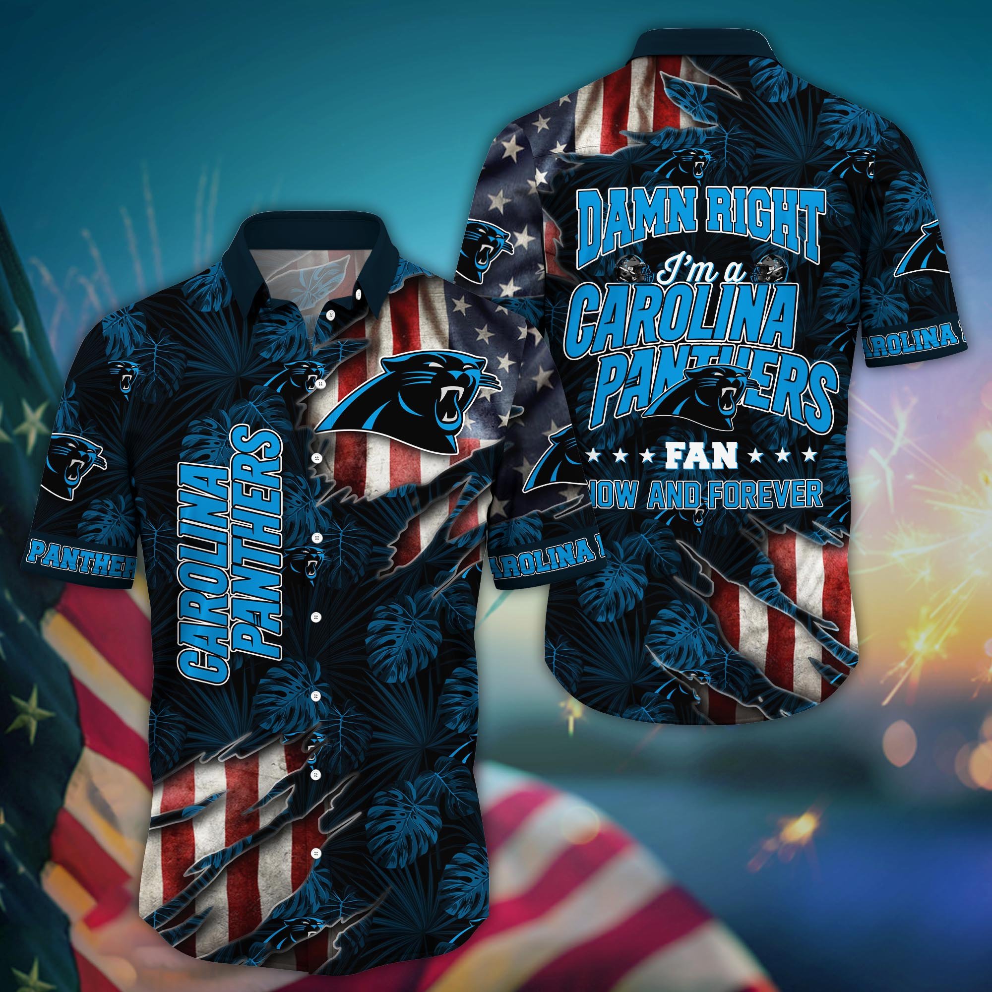 Carolina Panthers Hawaii Shirt And Tshirt For Fans, Summer Shirts H50144