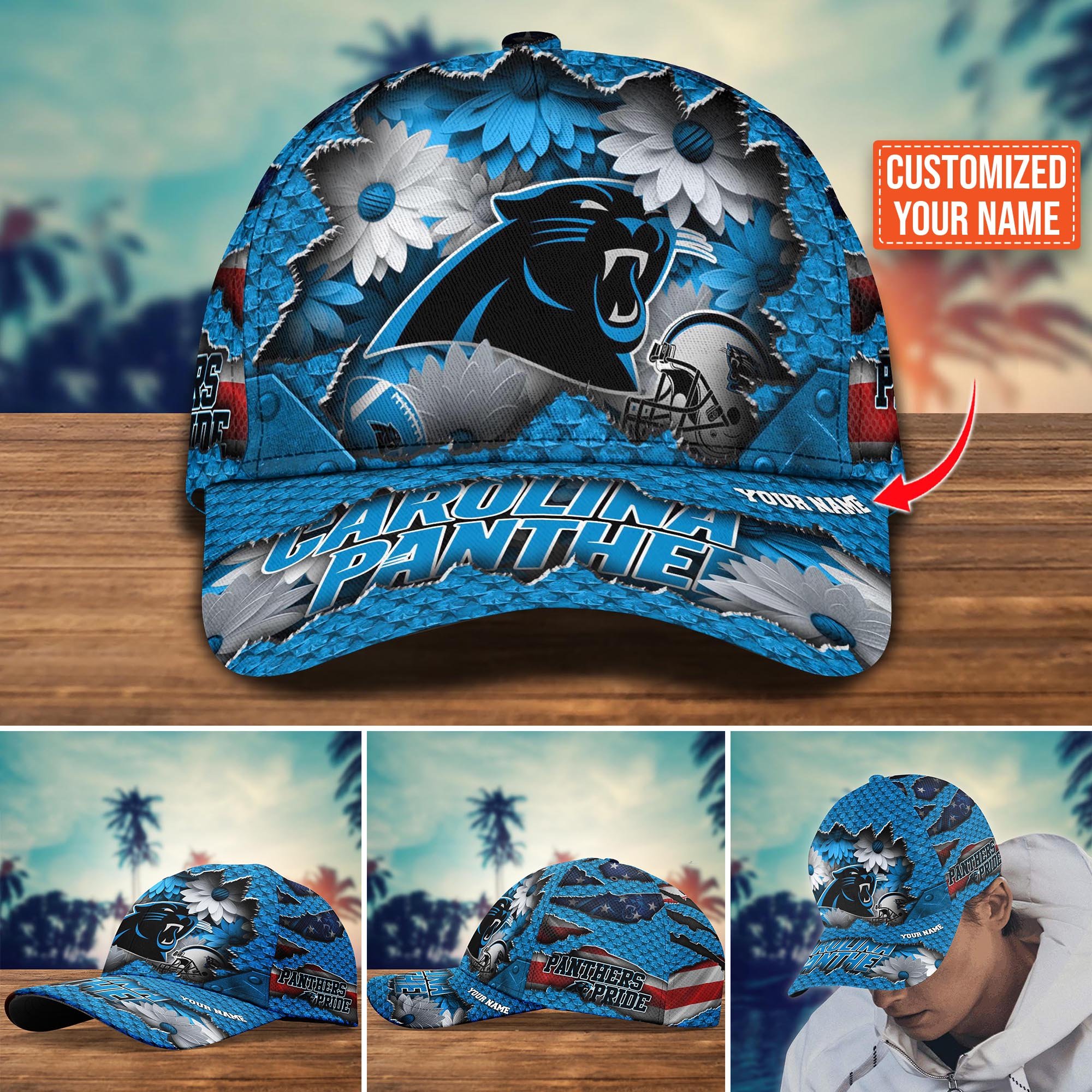 Carolina Panthers Customized Cap Hot Trending. Gift For Fan H52144