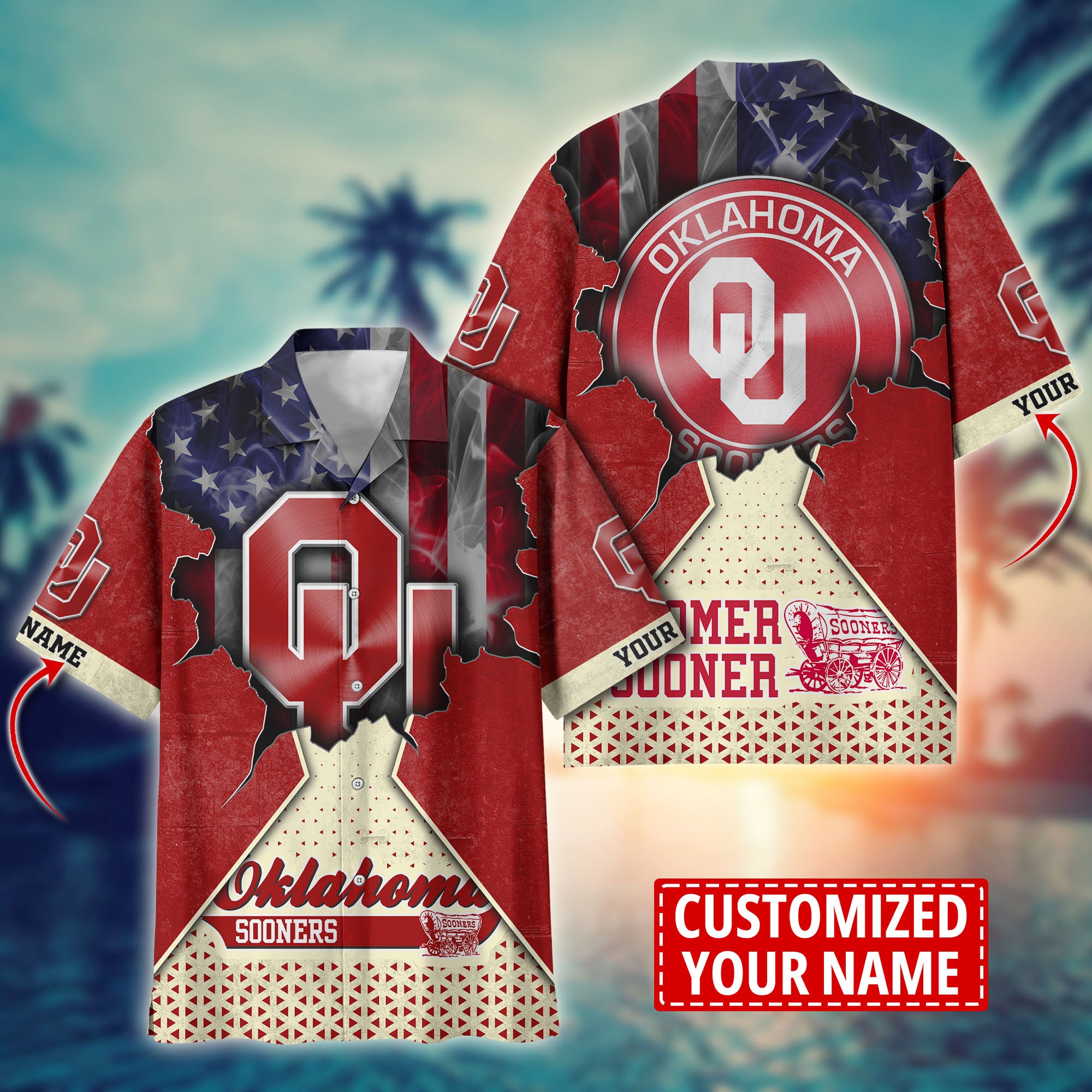 Oklahoma Sooners Custom Aloha Shirt Trending Summer. Gift For Fan H57952