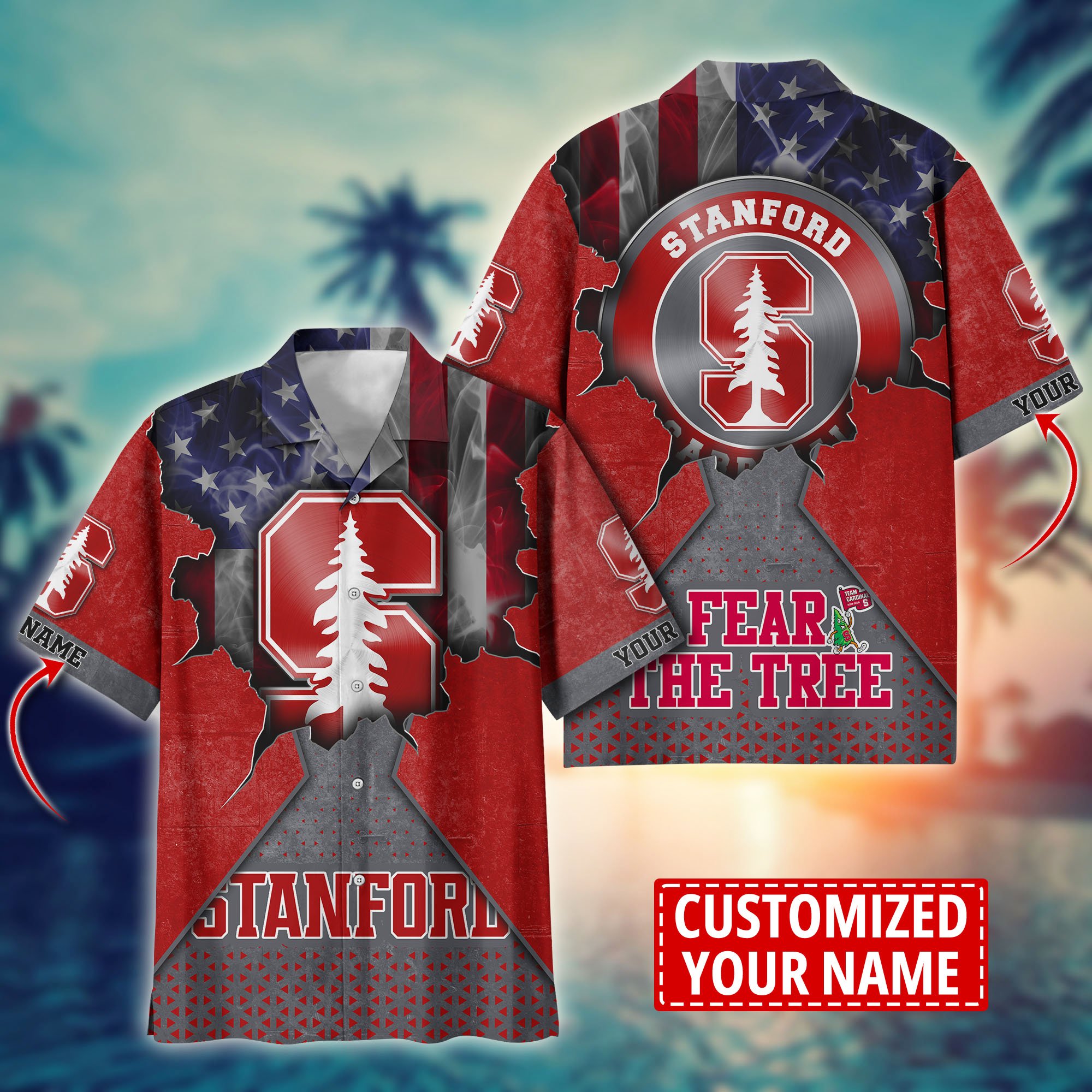 Stanford Cardinal Custom Aloha Shirt Trending Summer. Gift For Fan H57952