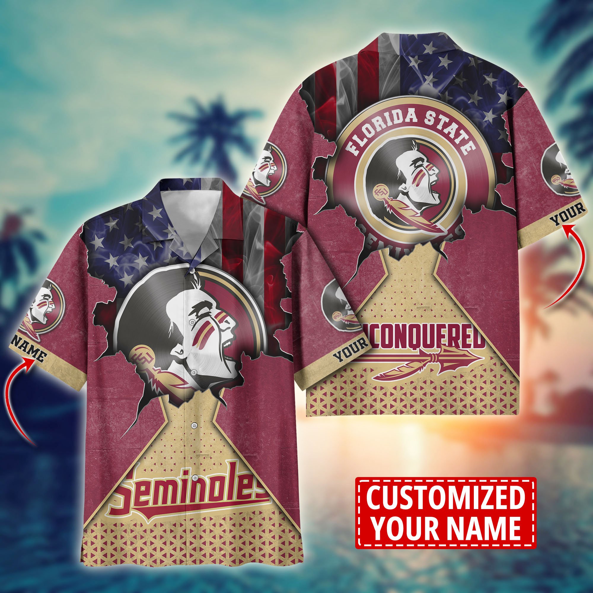 Florida State Seminoles Custom Aloha Shirt Trending Summer. Gift For Fan H57952