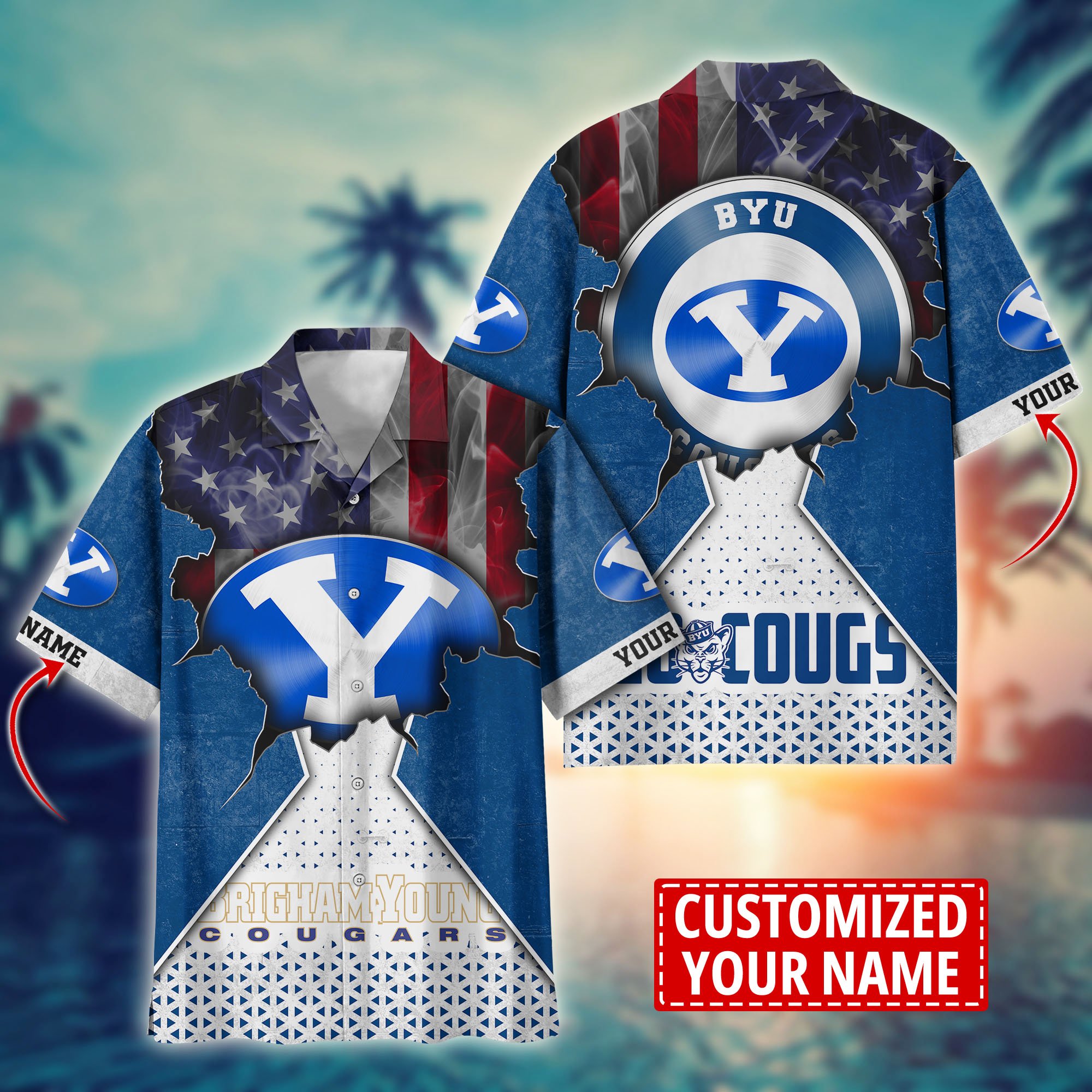 BYU Cougars Custom Aloha Shirt Trending Summer. Gift For Fan H57952