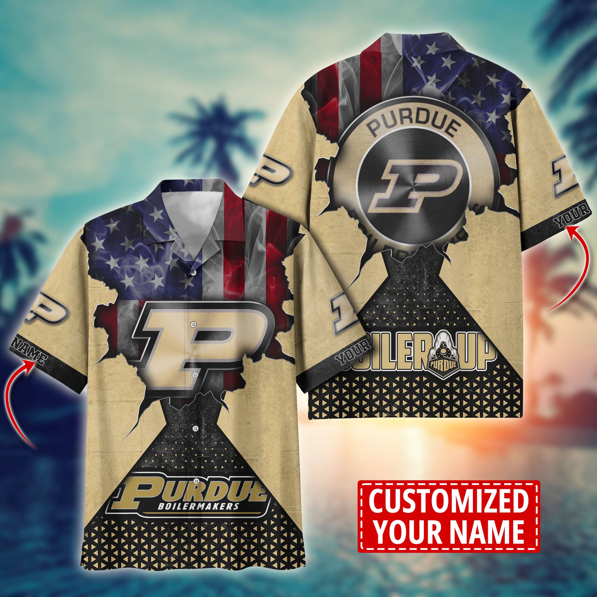 Purdue Boilermakers Custom Aloha Shirt Trending Summer. Gift For Fan H57952