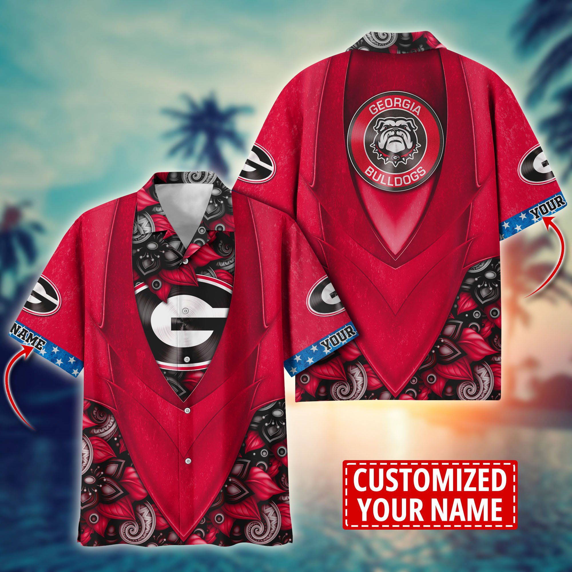 Georgia Bulldogs Custom Aloha Shirt Trending Summer. Gift For Fan H58002