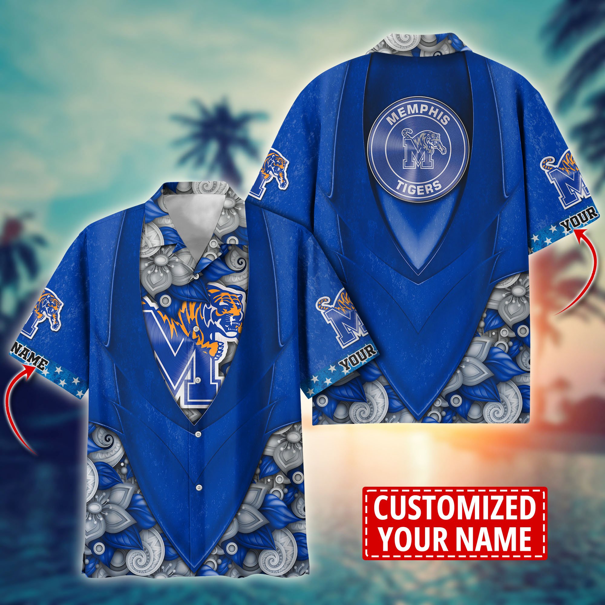 Memphis Tigers Custom Aloha Shirt Trending Summer. Gift For Fan H58002