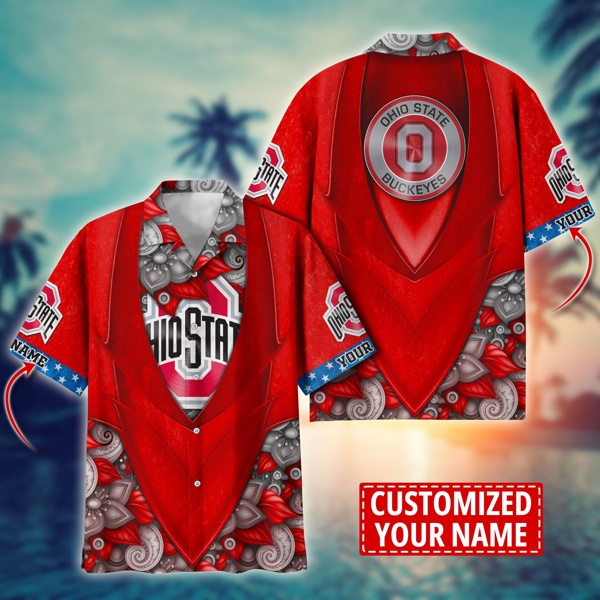 Ohio State Buckeyes Custom Aloha Shirt Trending Summer. Gift For Fan H58002