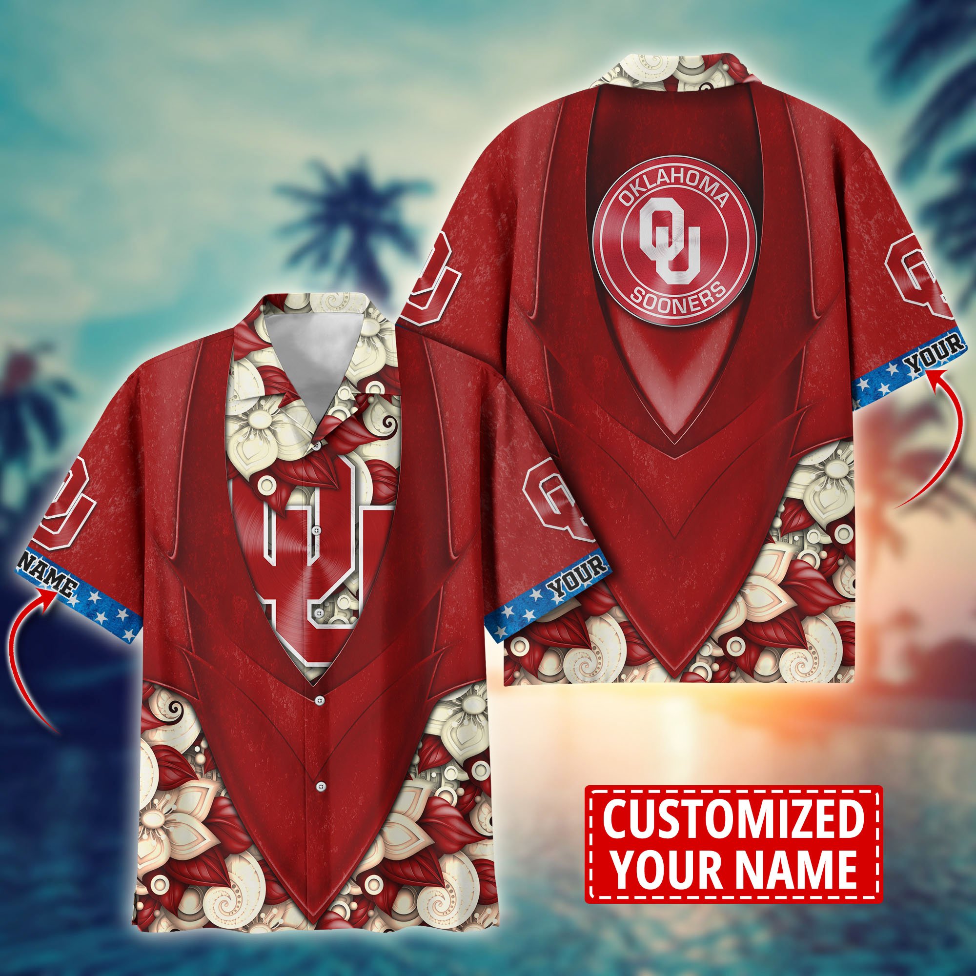 Oklahoma Sooners Custom Aloha Shirt Trending Summer. Gift For Fan H58002