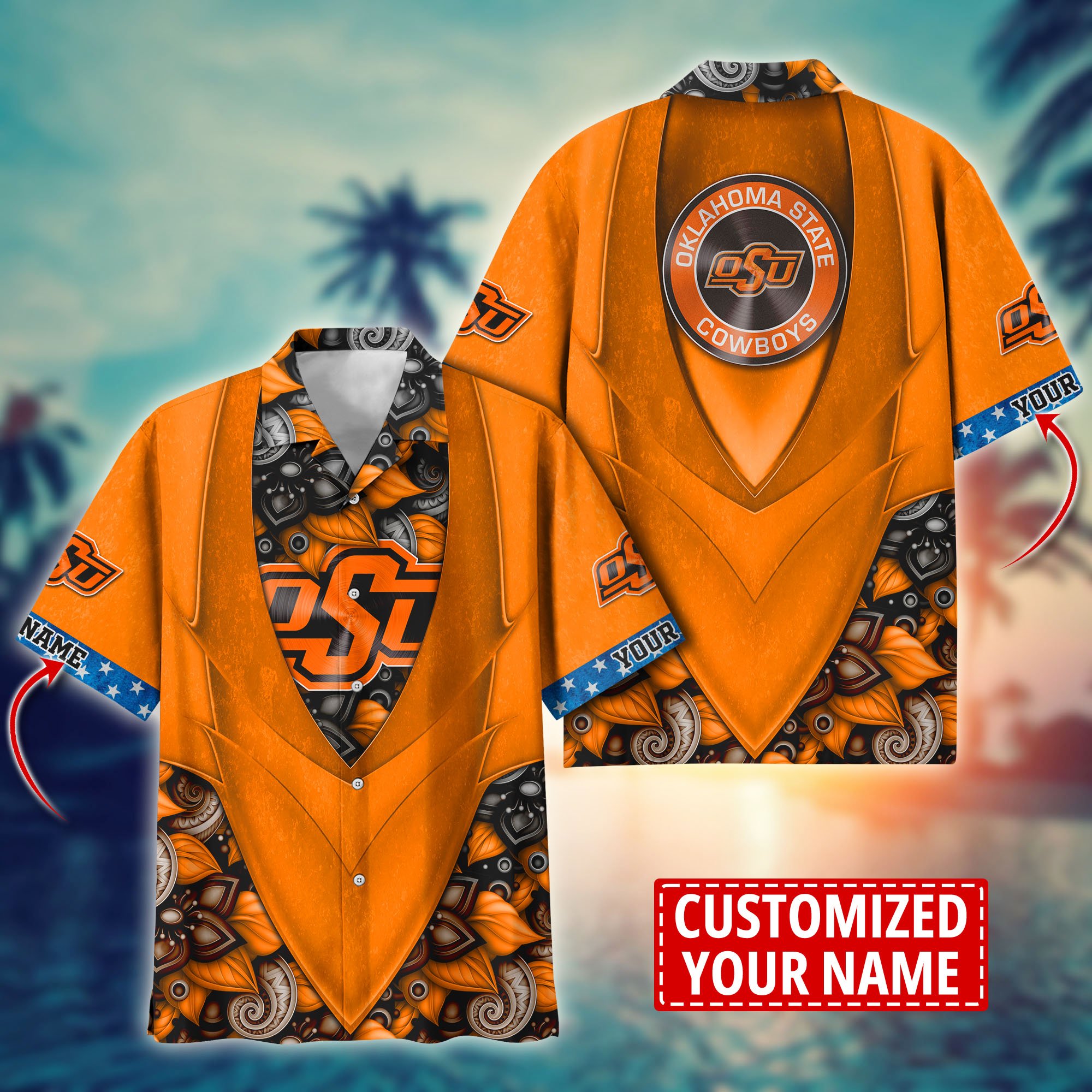 Oklahoma State Cowboys Custom Aloha Shirt Trending Summer. Gift For Fan H58002