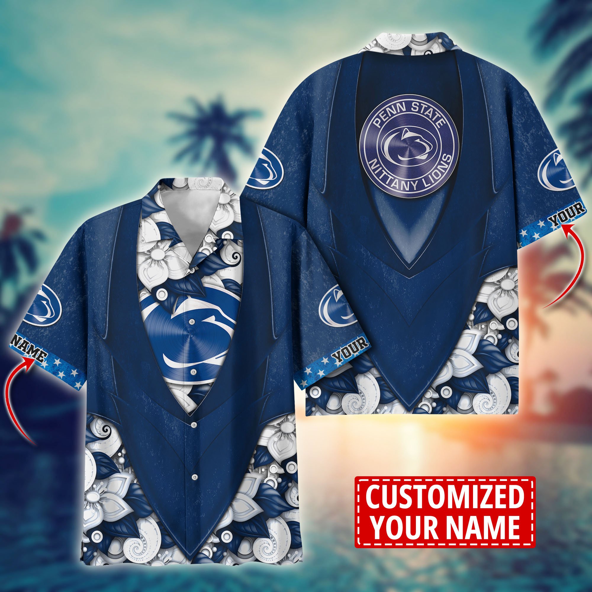 Penn State Nittany Lions Custom Aloha Shirt Trending Summer. Gift For Fan H58002