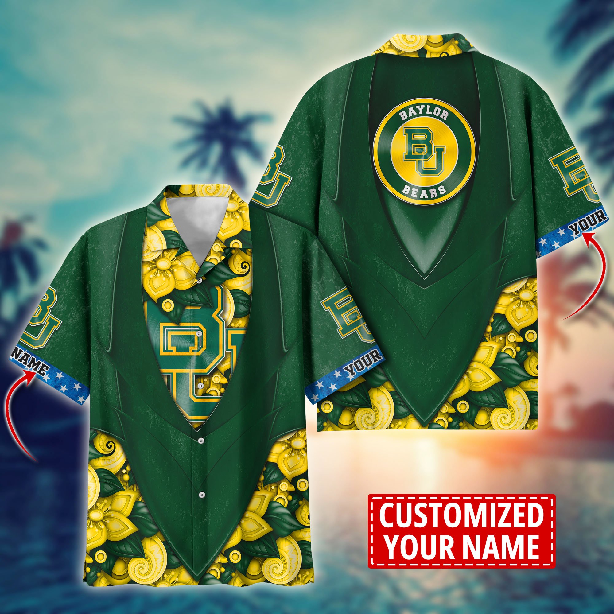 Baylor Bears Custom Aloha Shirt Trending Summer. Gift For Fan H58002