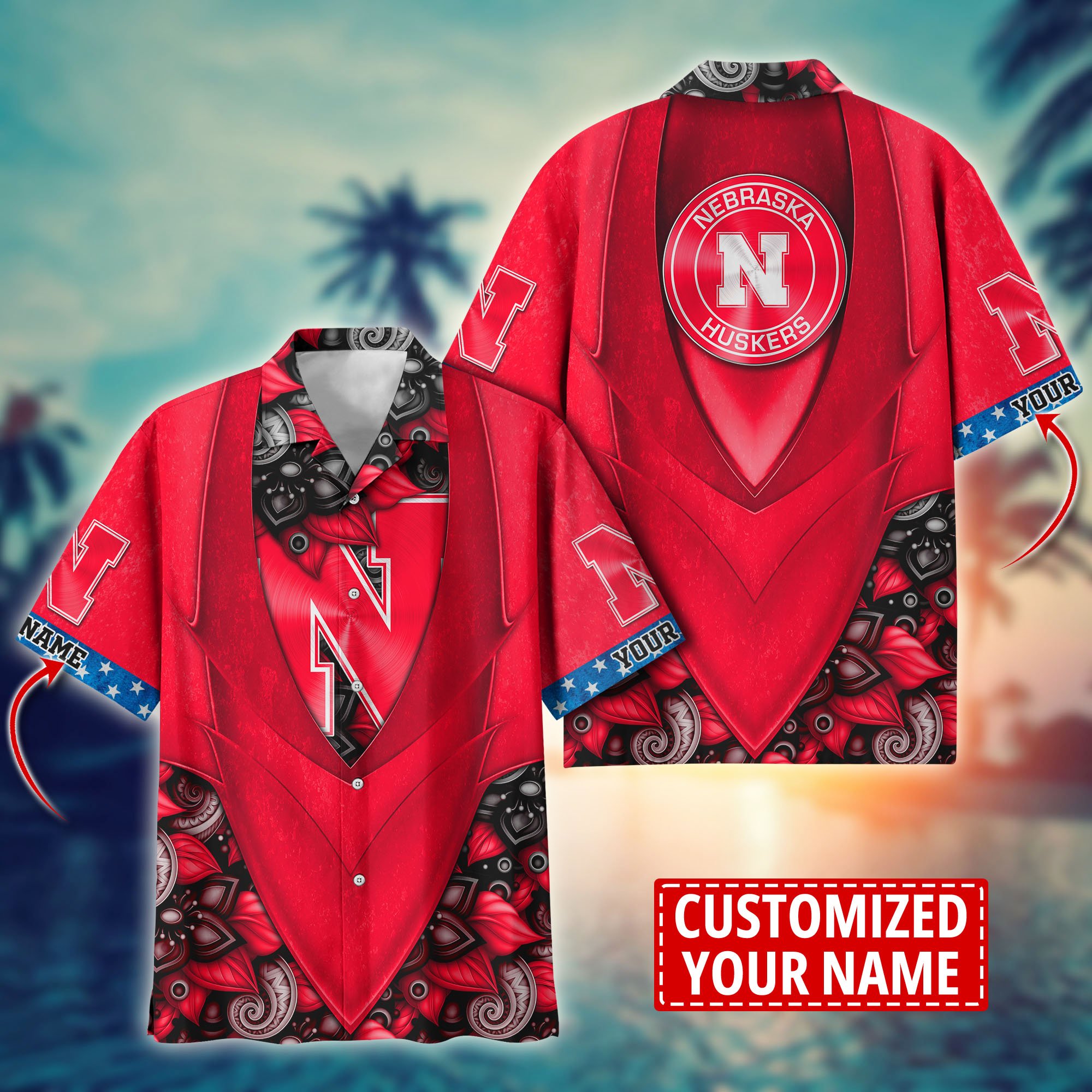 Nebraska Cornhuskers Custom Aloha Shirt Trending Summer. Gift For Fan H58002