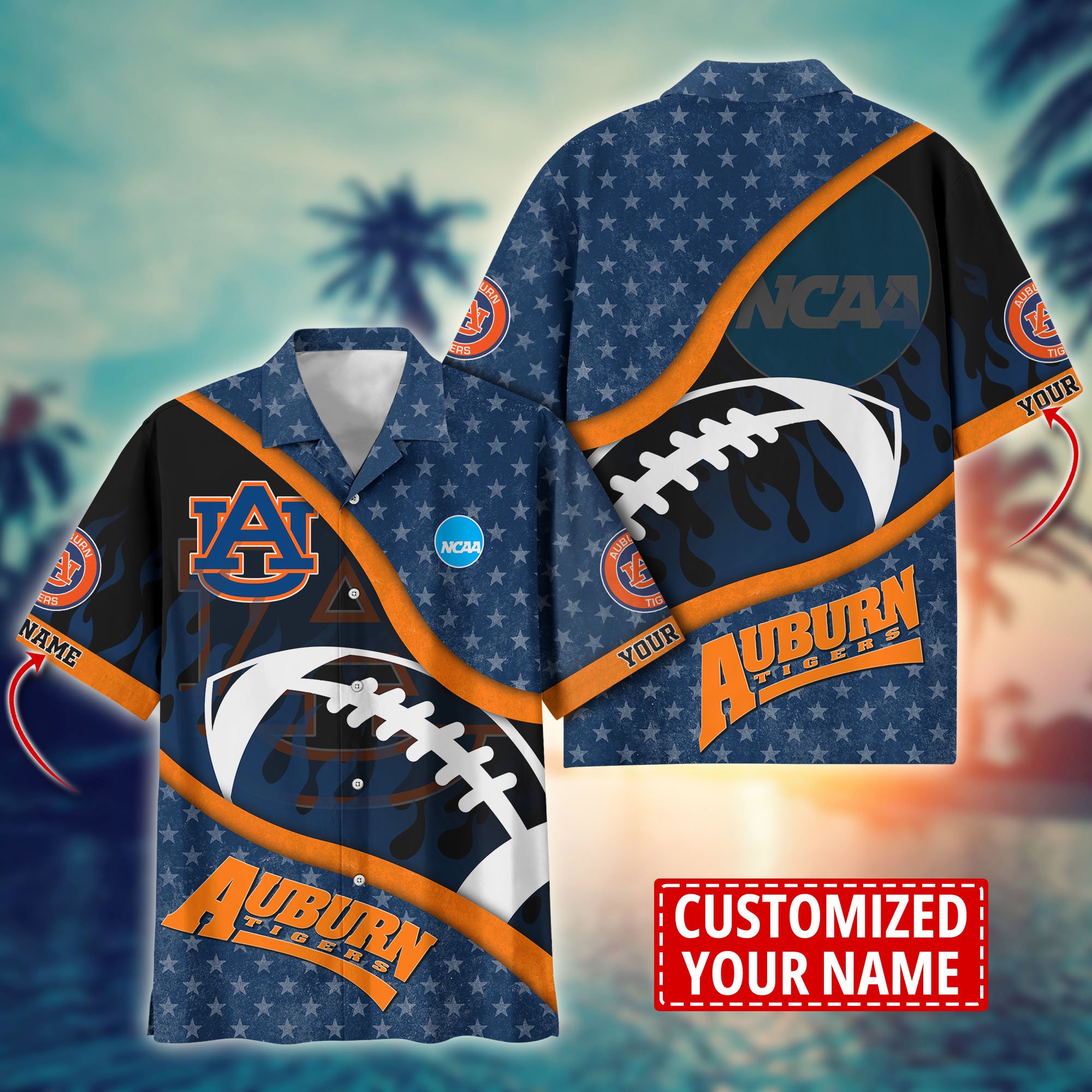 Auburn Tigers Custom Aloha Shirt Trending Summer. Gift For Fan H58111