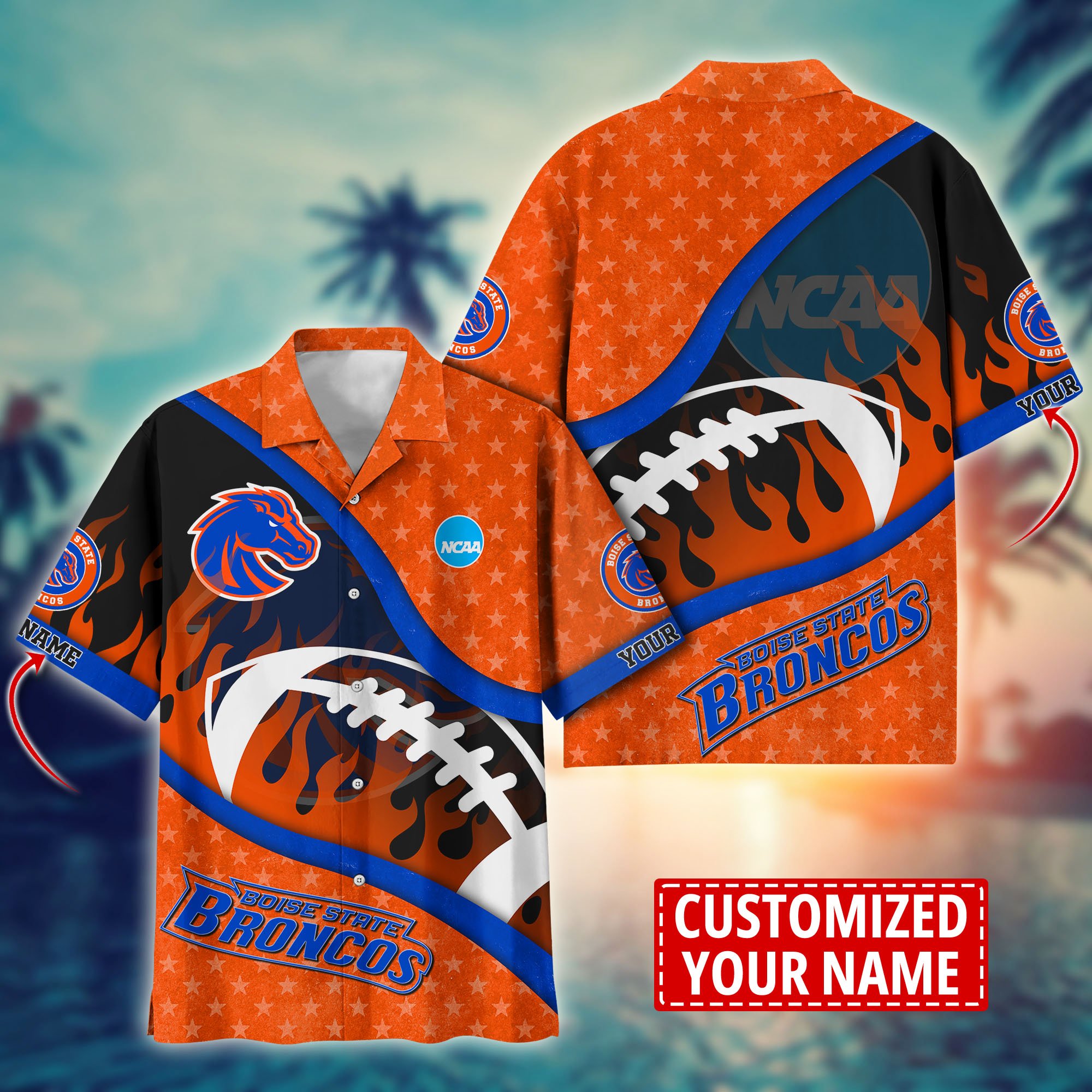 Boise State Broncos Custom Aloha Shirt Trending Summer. Gift For Fan H58111