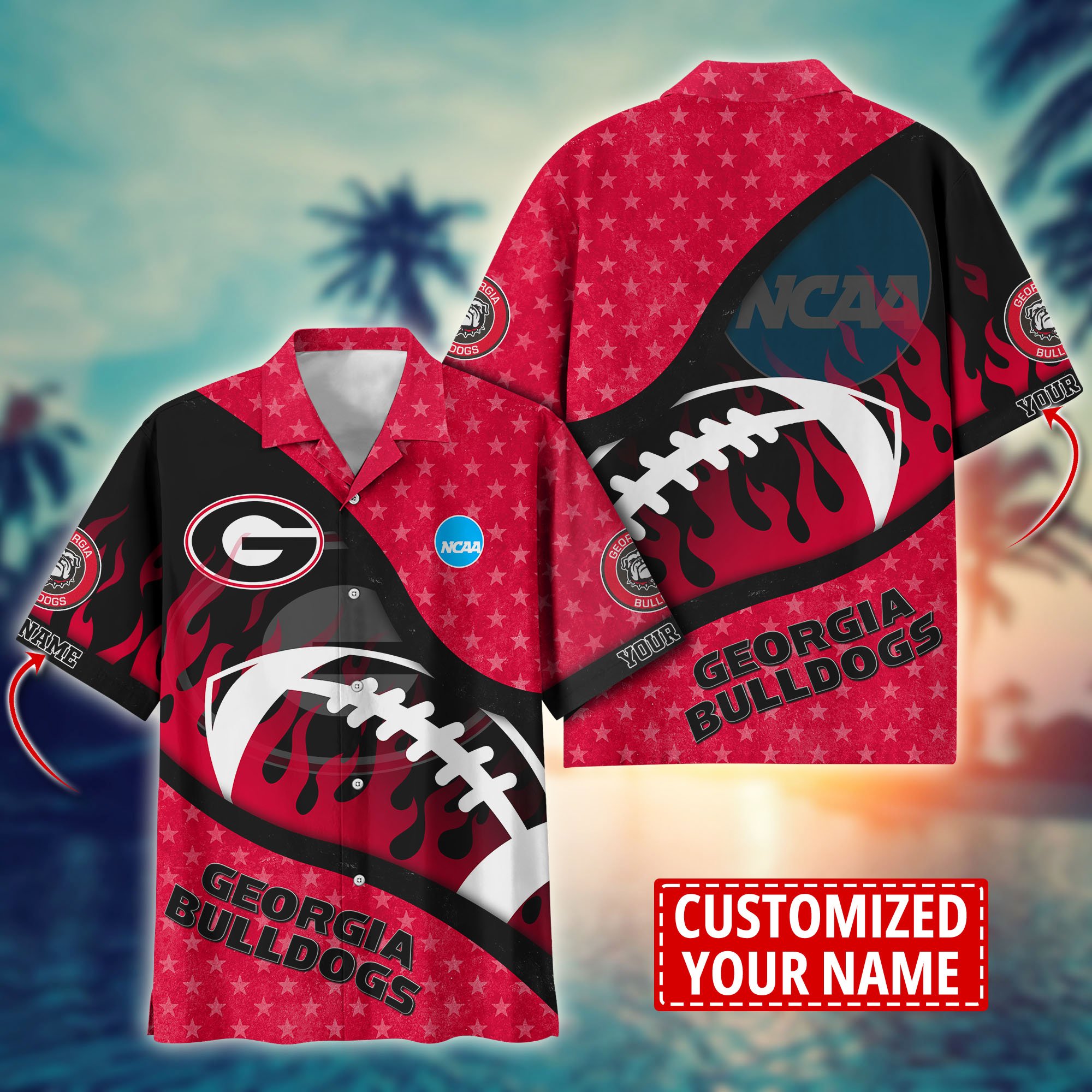 Georgia Bulldogs Custom Aloha Shirt Trending Summer. Gift For Fan H58111