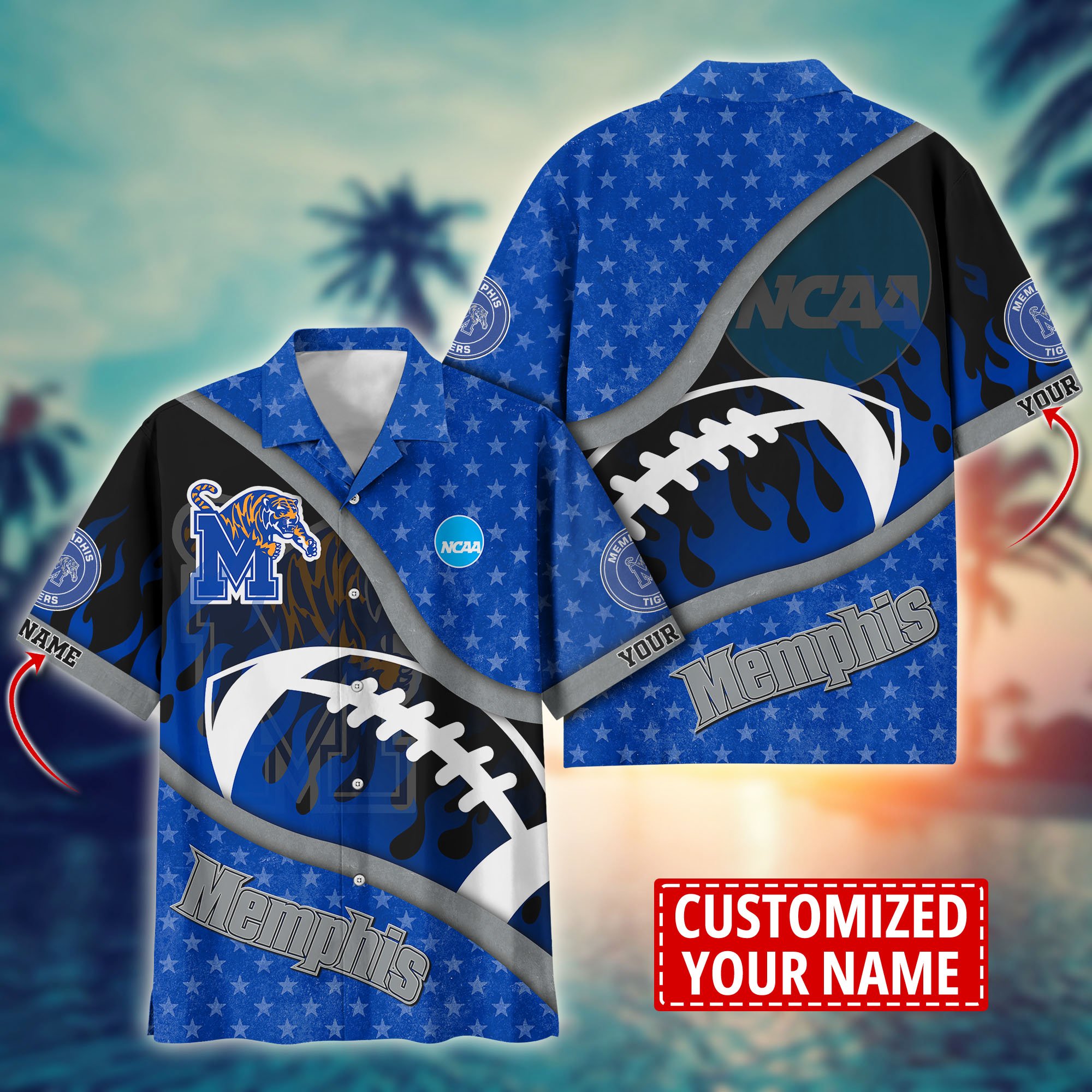 Memphis Tigers Custom Aloha Shirt Trending Summer. Gift For Fan H58111