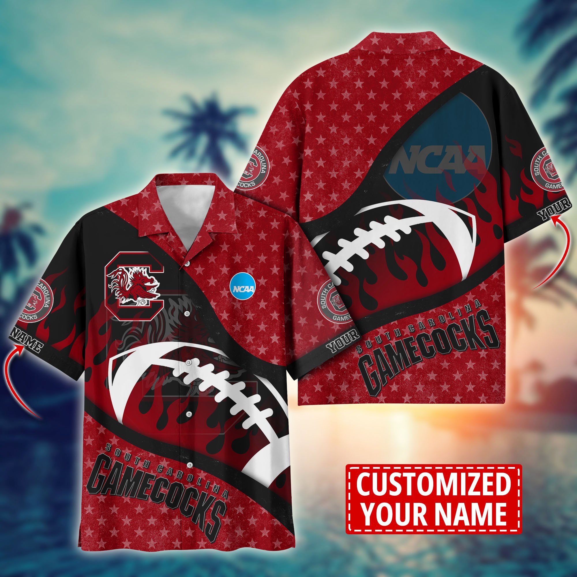 South Carolina Gamecocks Custom Aloha Shirt Trending Summer. Gift For Fan H58111