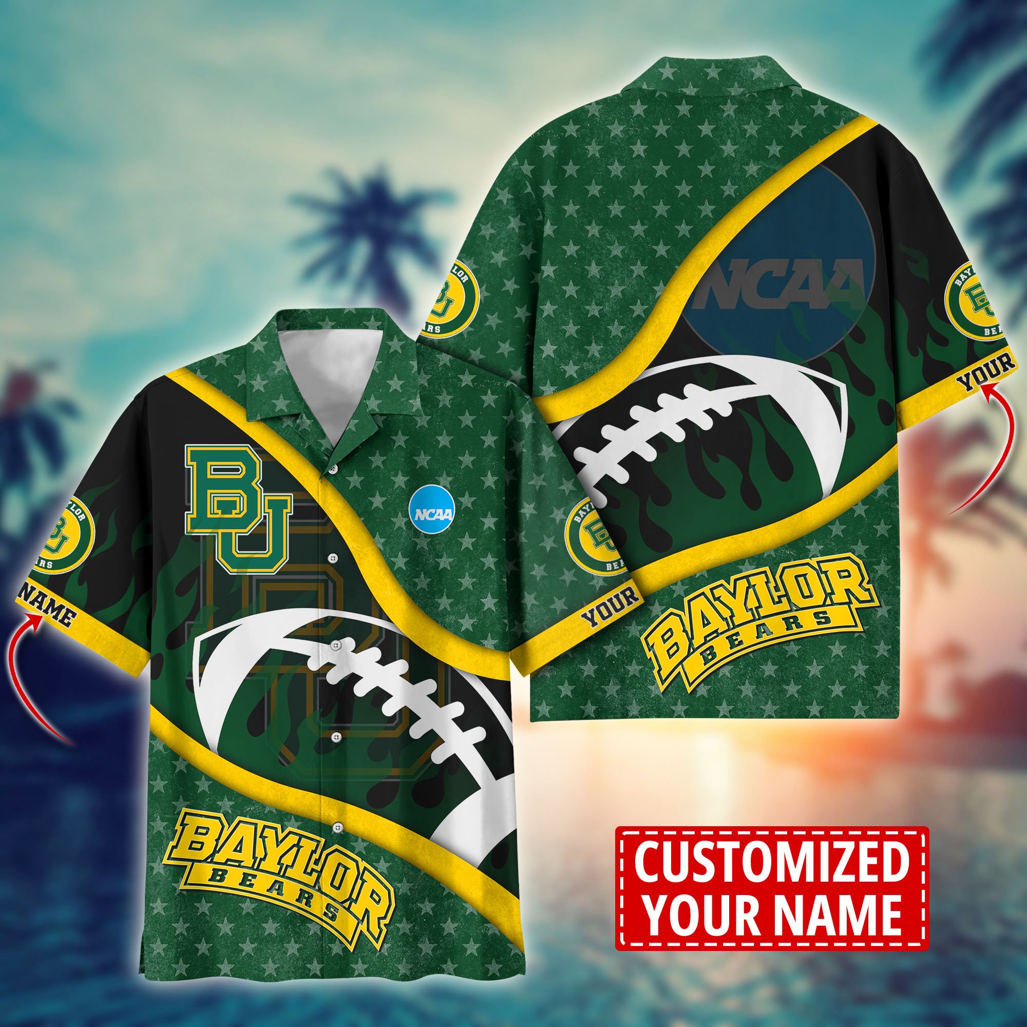 Baylor Bears Custom Aloha Shirt Trending Summer. Gift For Fan H58111