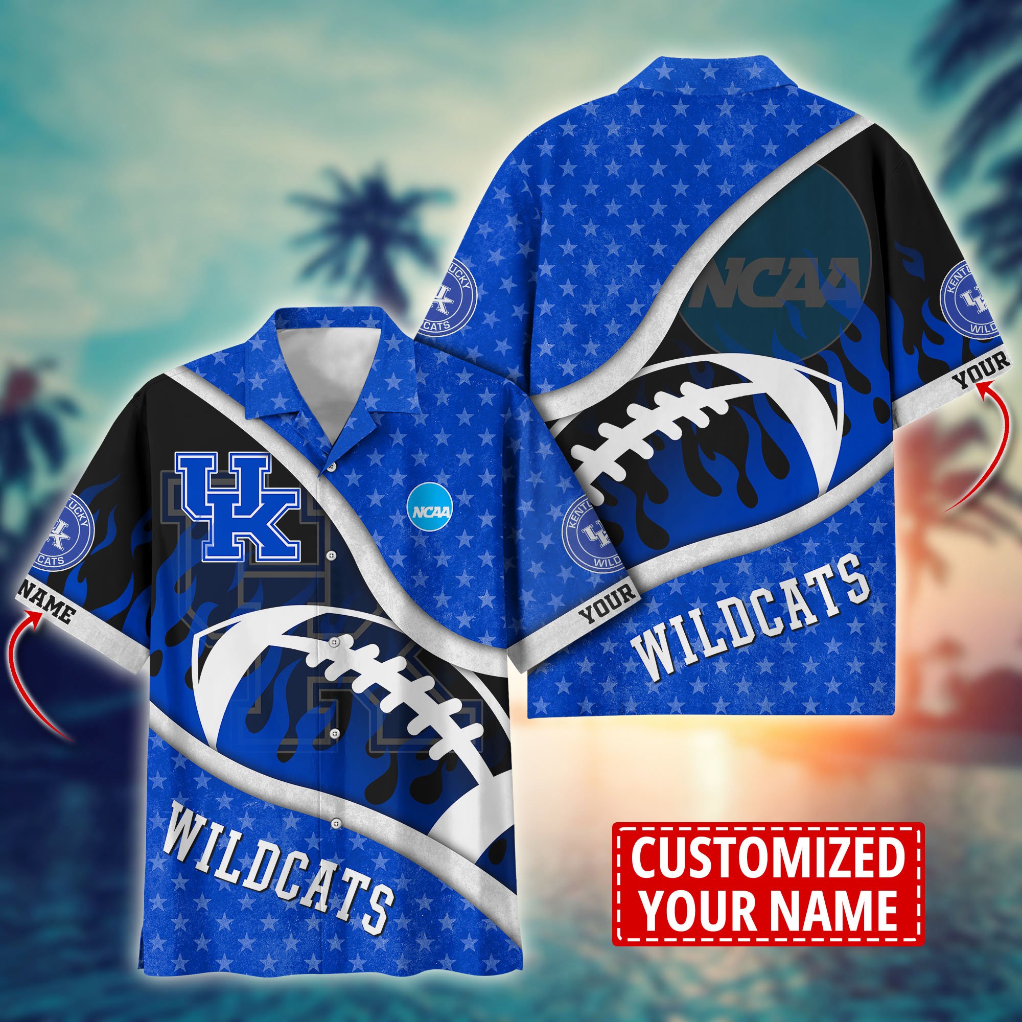 Kentucky Wildcats Custom Aloha Shirt Trending Summer. Gift For Fan H58111