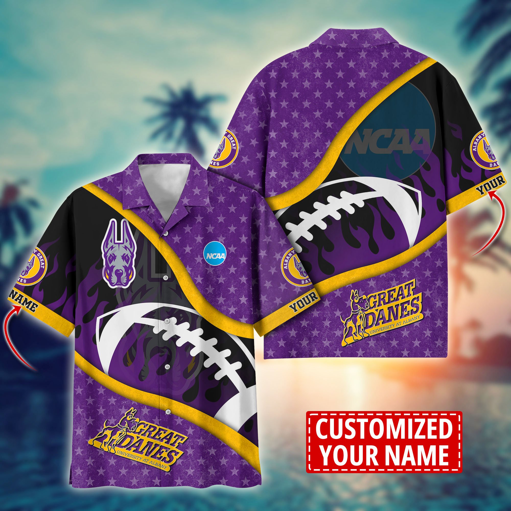 Albany Great Danes Custom Aloha Shirt Trending Summer. Gift For Fan H58111