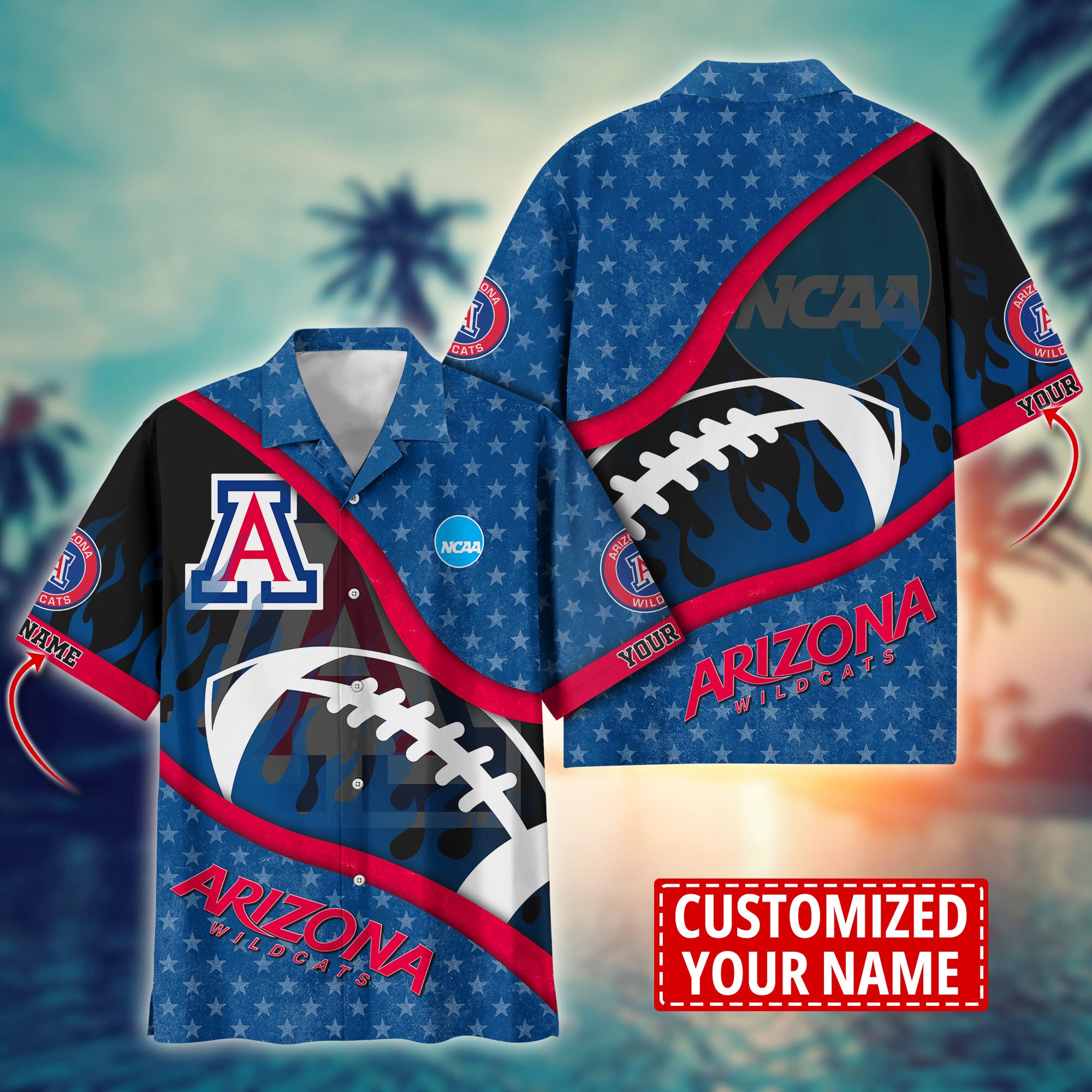 Arizona Wildcats Custom Aloha Shirt Trending Summer. Gift For Fan H58111