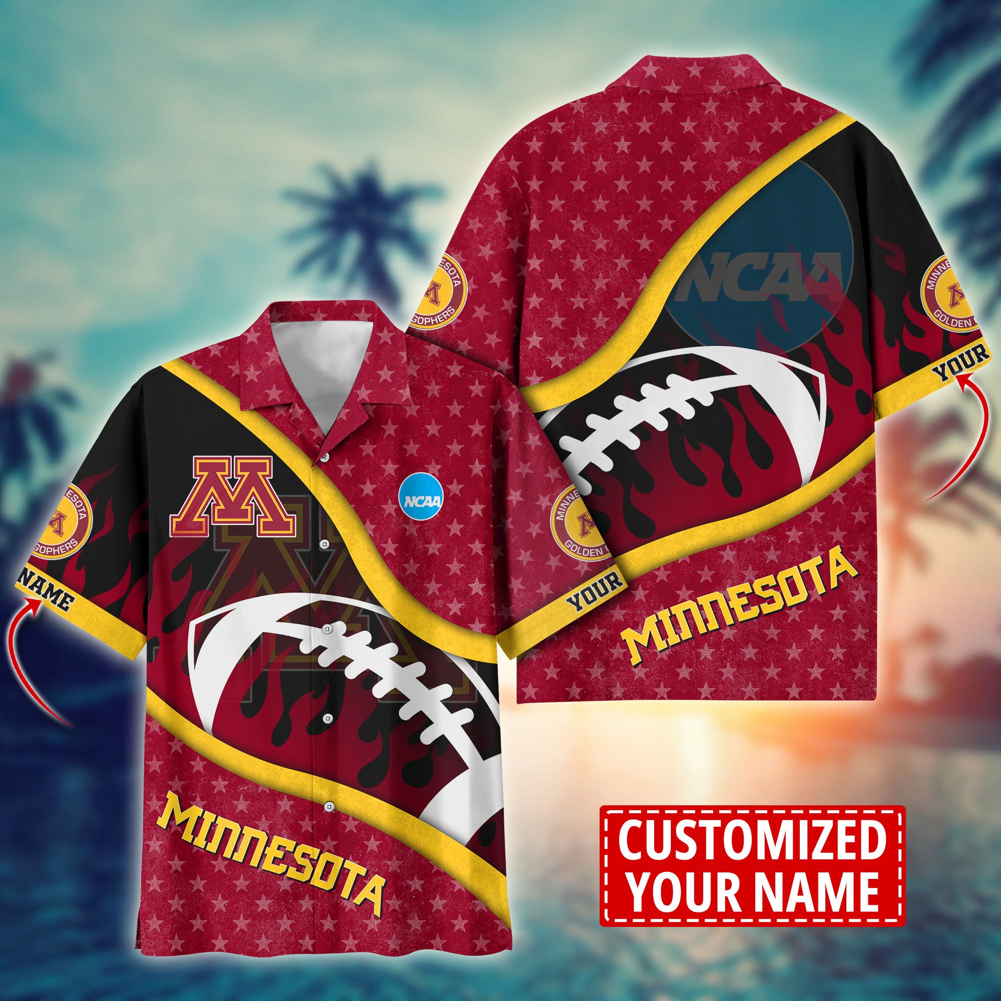 Minnesota Golden Gophers Custom Aloha Shirt Trending Summer. Gift For Fan H58111