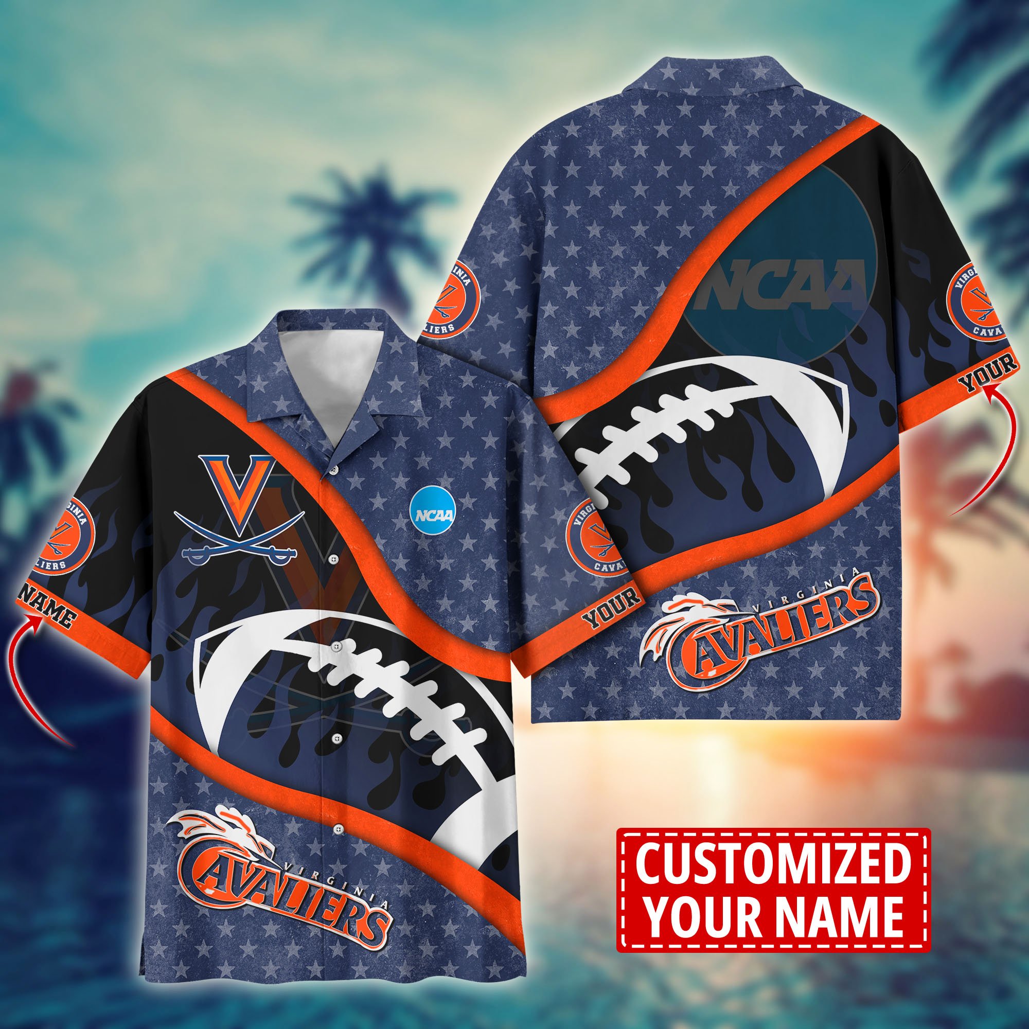 Virginia Cavaliers Custom Aloha Shirt Trending Summer. Gift For Fan H58111