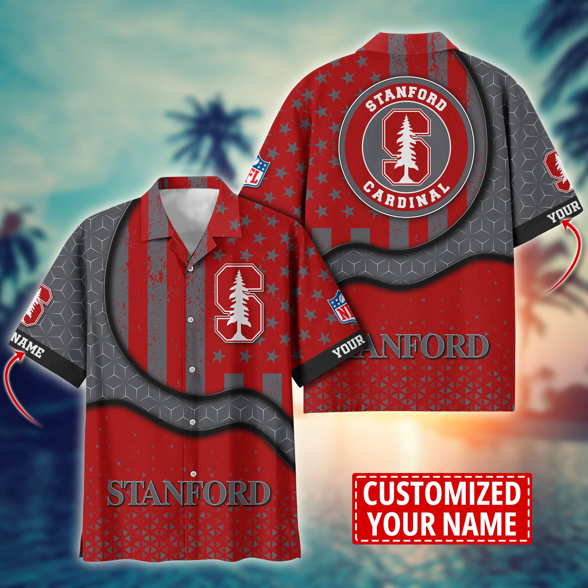 Stanford Cardinal Aloha Shirt Trending Summer. Custom Summer Football Shirts H58141