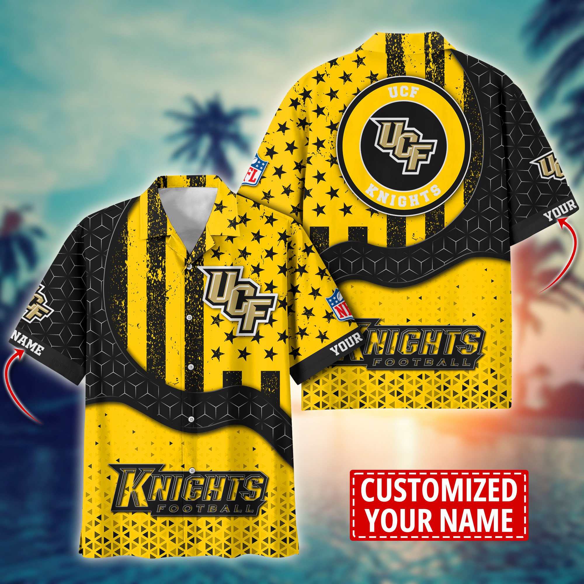 UCF Knights Aloha Shirt Trending Summer. Custom Summer Football Shirts H58141