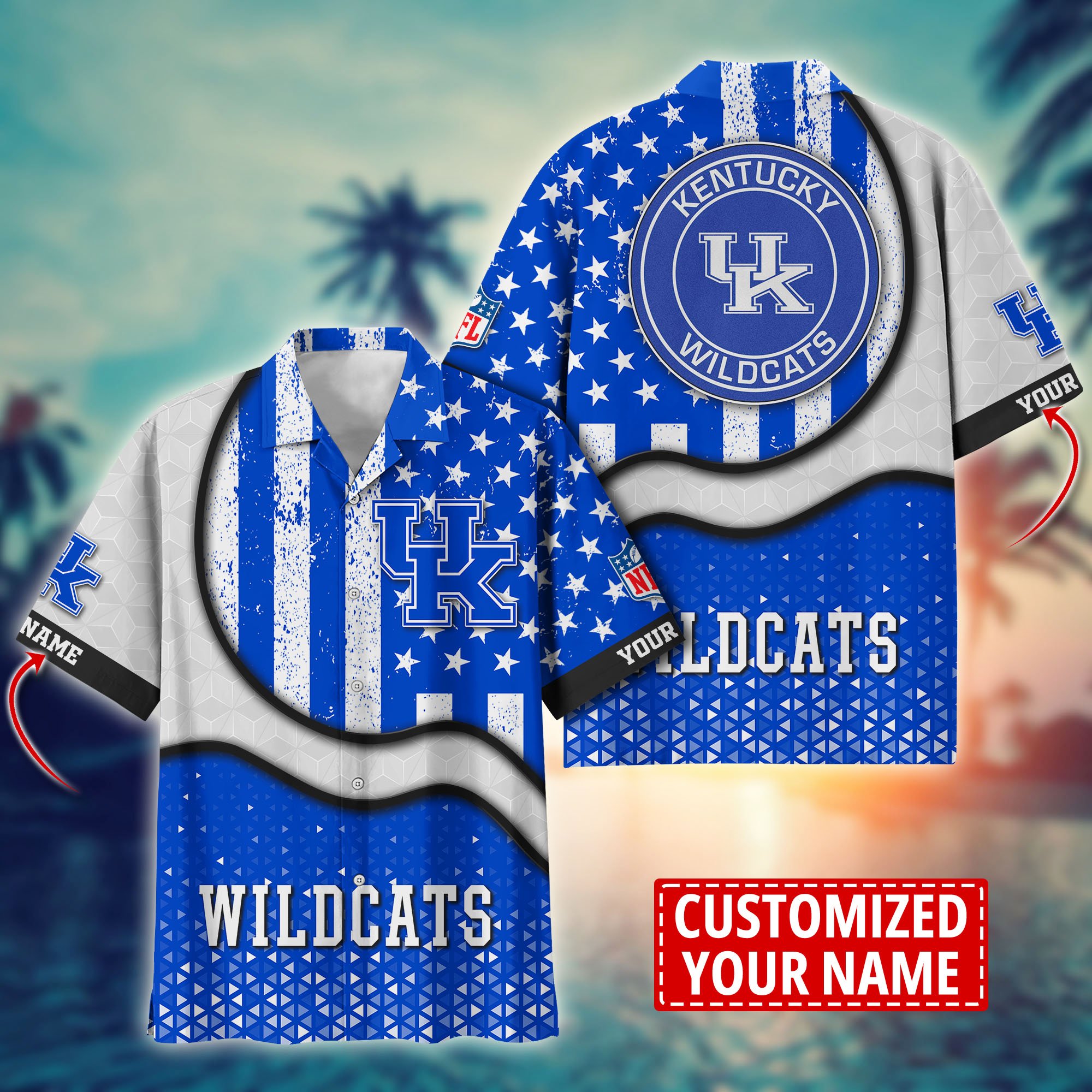 Kentucky Wildcats Aloha Shirt Trending Summer. Custom Summer Football Shirts H58141