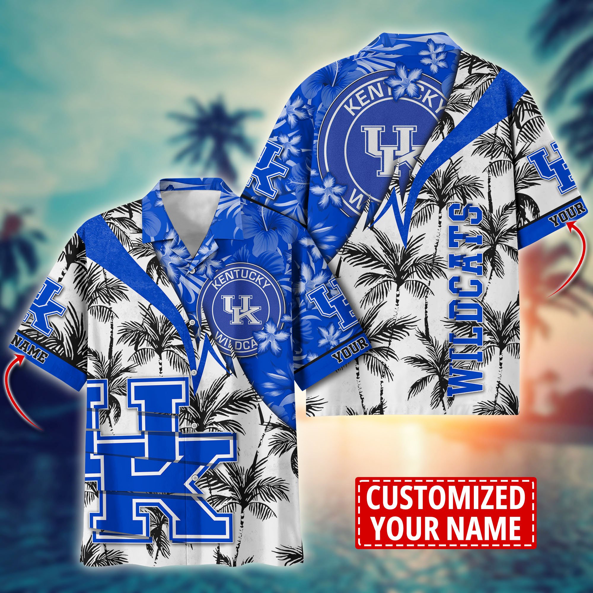 Kentucky Wildcats Aloha Shirt Trending Summer. Custom Summer Football Shirts H58195