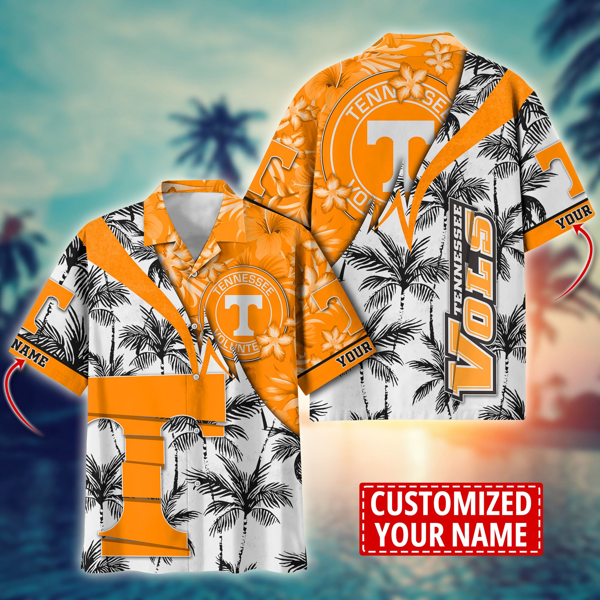 Tennessee Volunteers Aloha Shirt Trending Summer. Custom Summer Football Shirts H58195