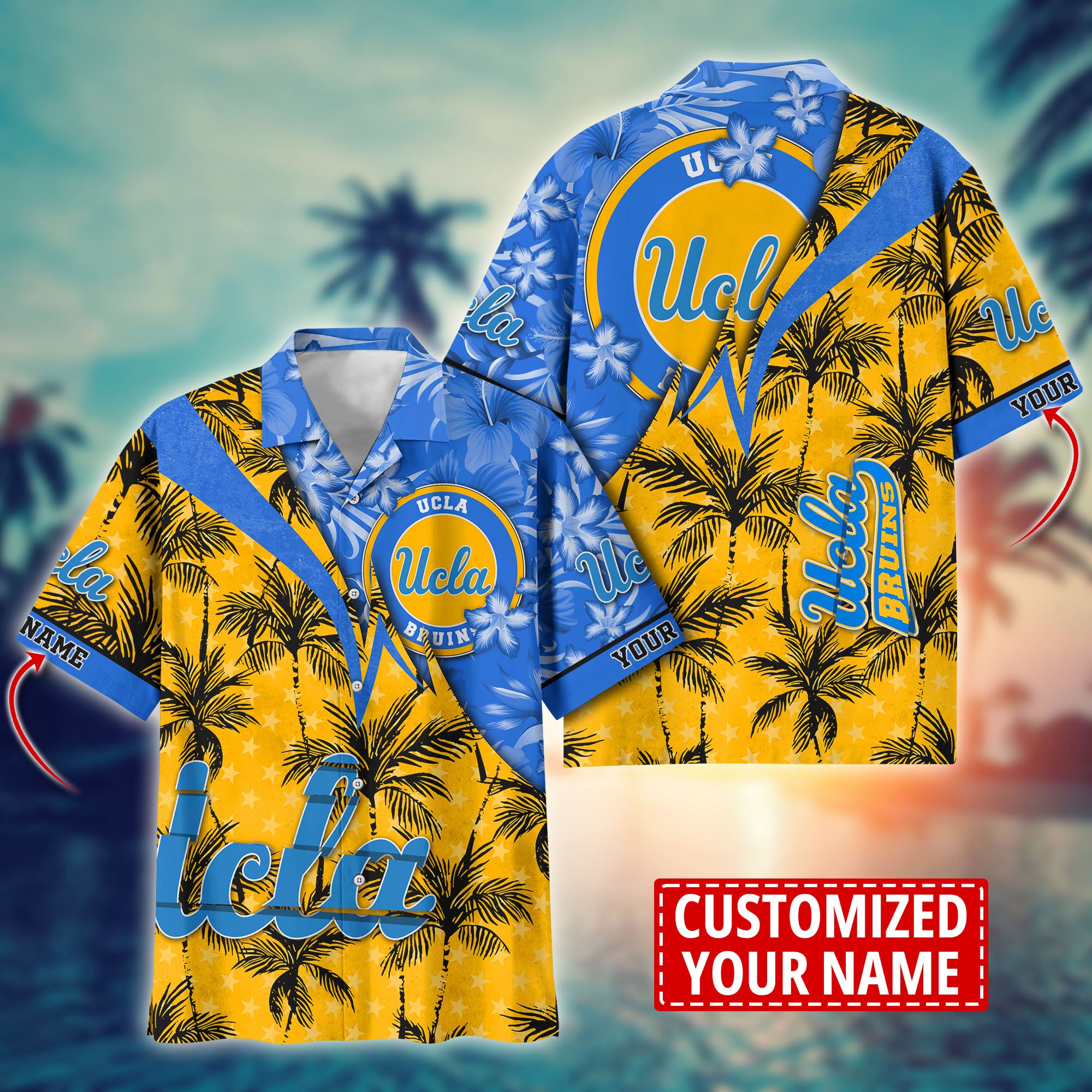 UCLA Bruins Aloha Shirt Trending Summer. Custom Summer Football Shirts H58195