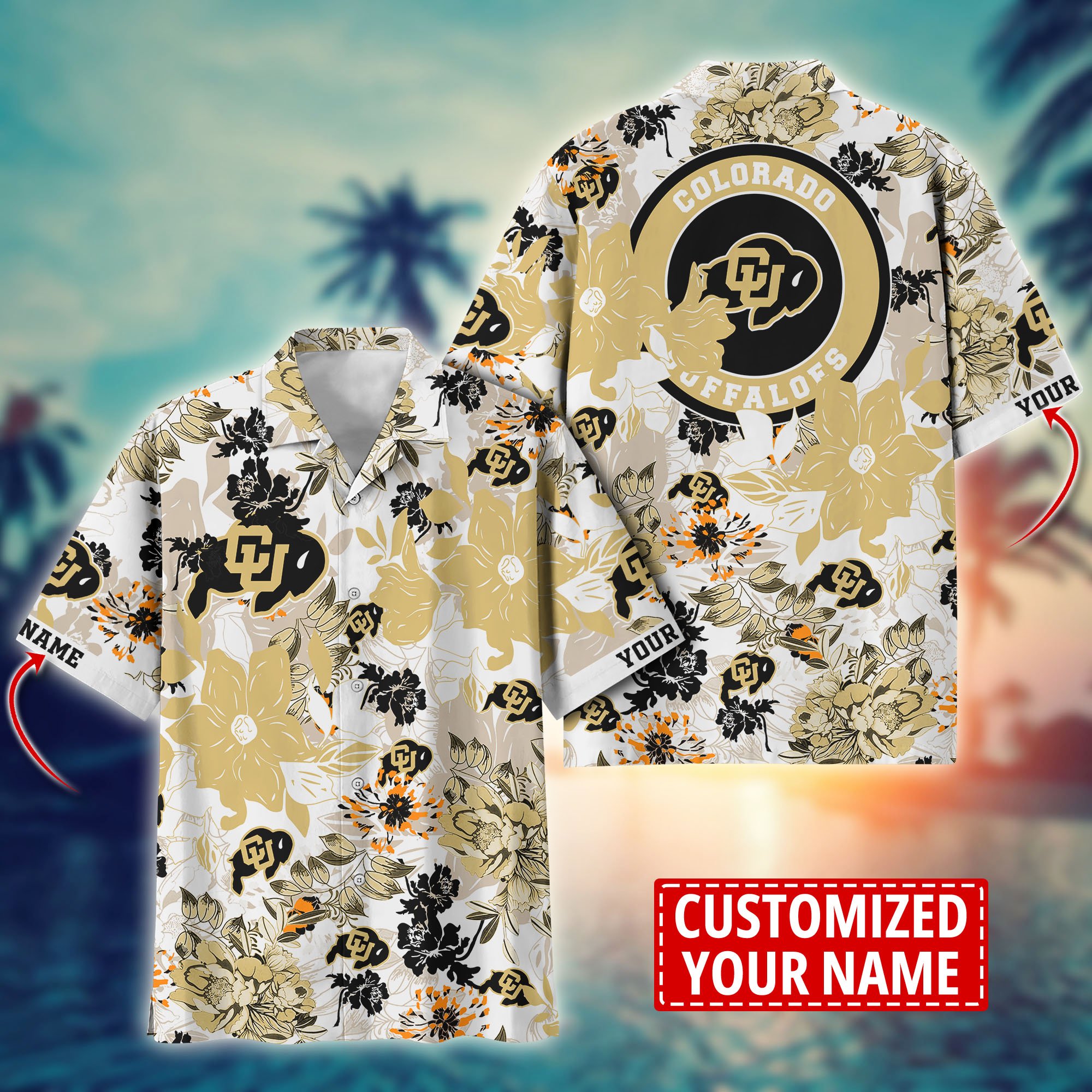 Colorado Buffaloes Custom Aloha Shirt Trending Summer. Gift For Fan H58219