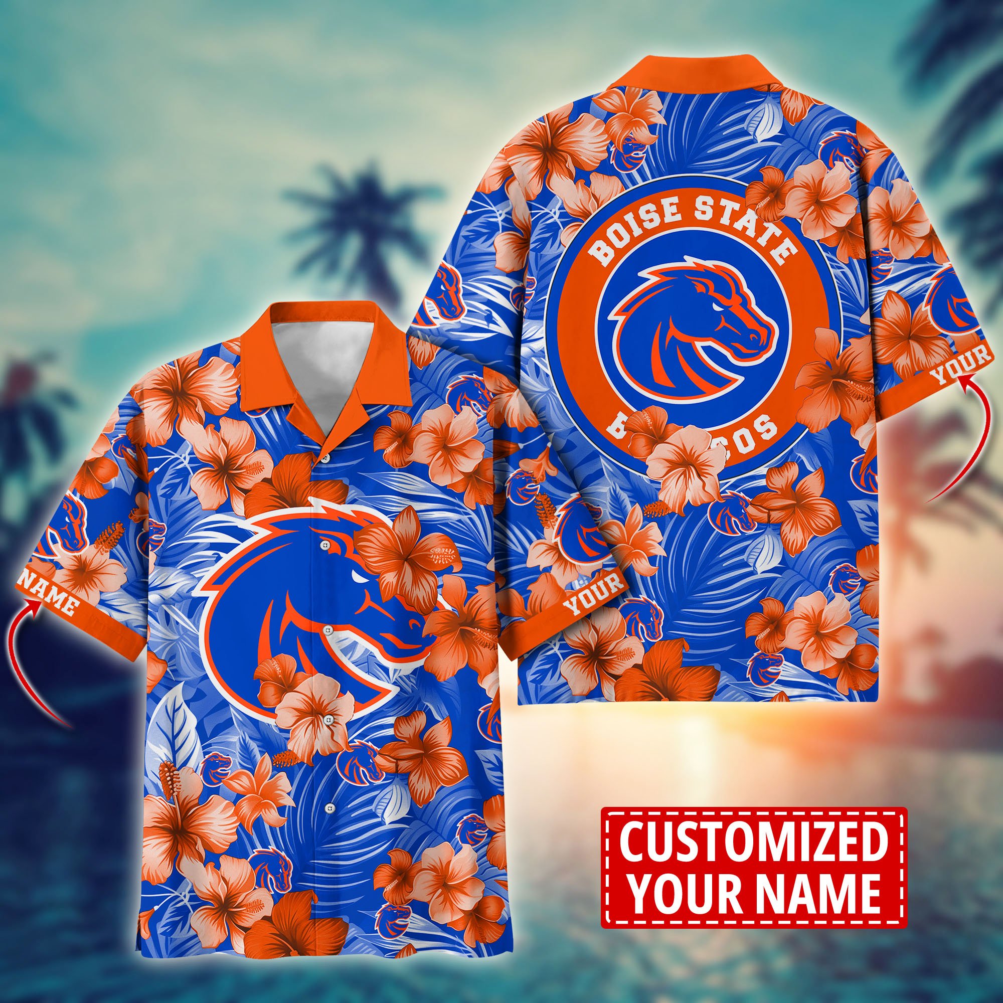 Boise State Broncos Custom Aloha Shirt Trending Summer. Gift For Fan H58274