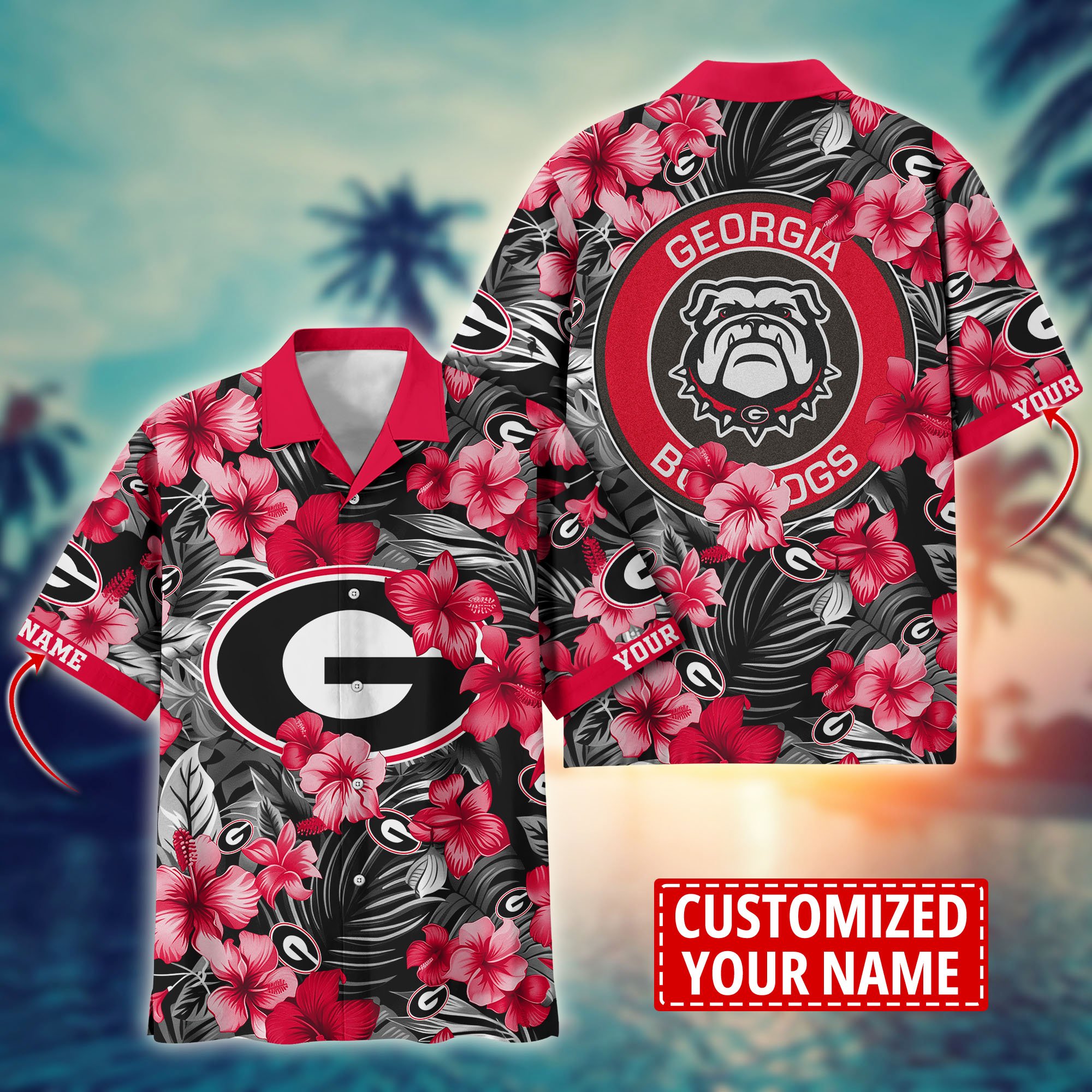 Georgia Bulldogs Custom Aloha Shirt Trending Summer. Gift For Fan H58274