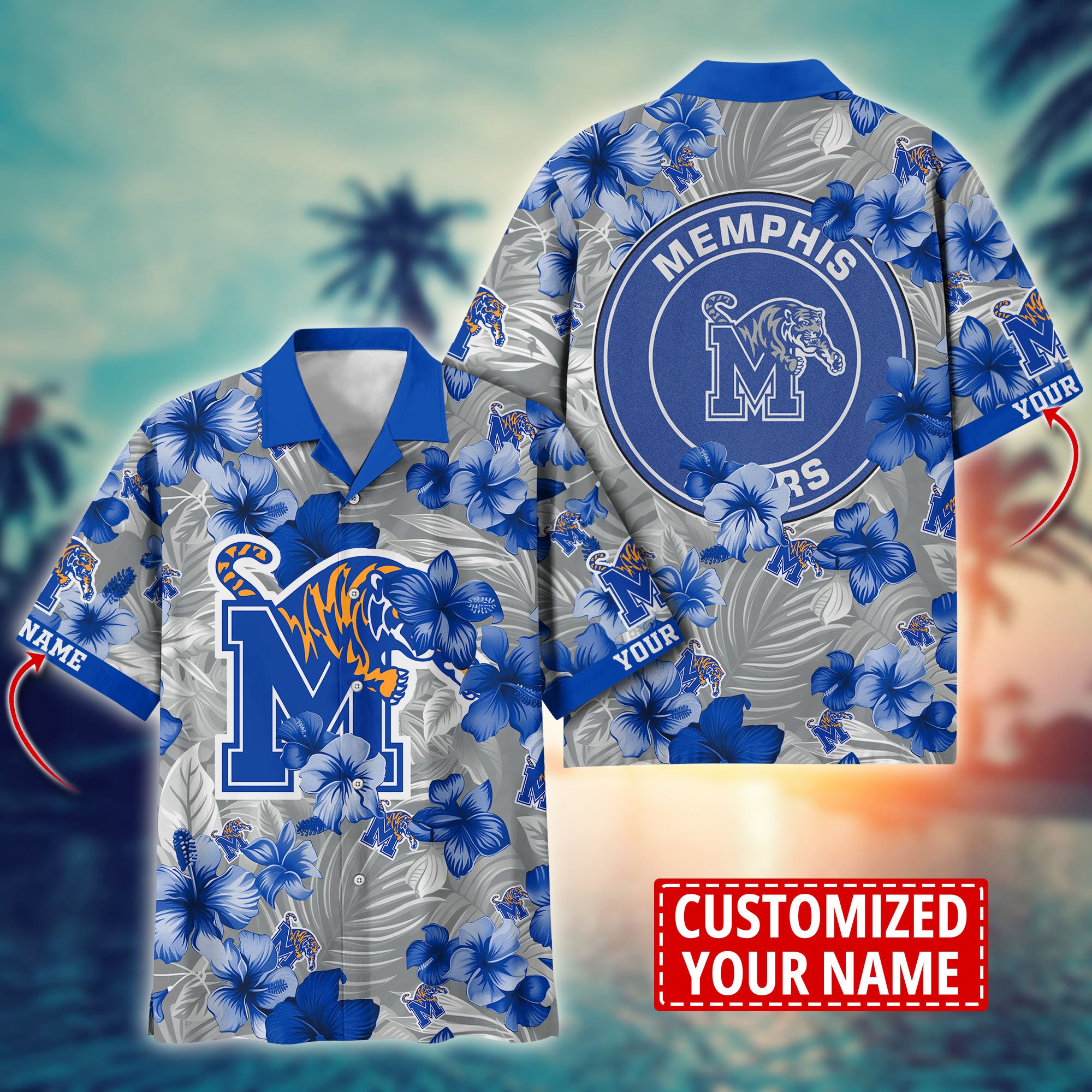 Memphis Tigers Custom Aloha Shirt Trending Summer. Gift For Fan H58274