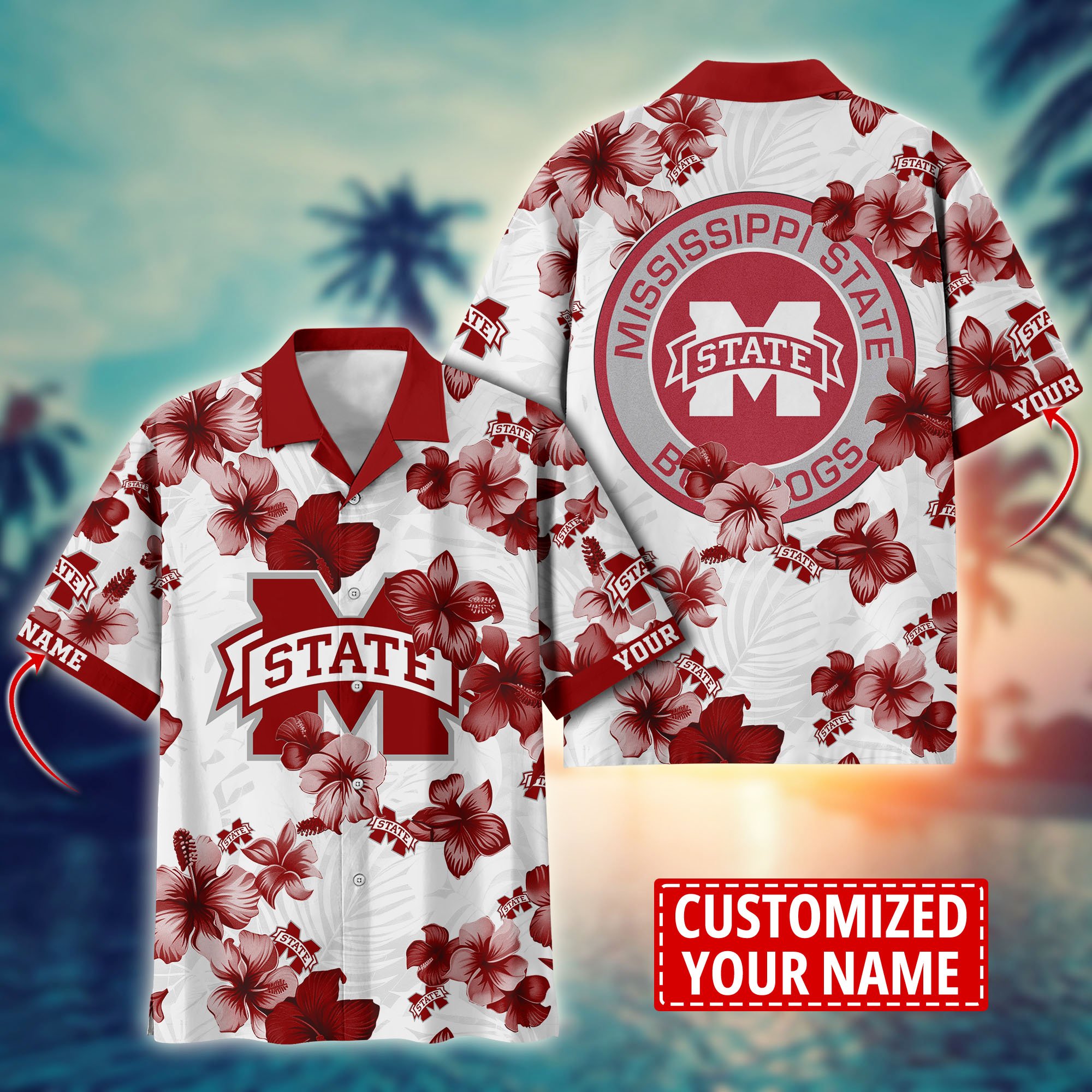 Mississippi State Bulldogs Custom Aloha Shirt Trending Summer. Gift For Fan H58274